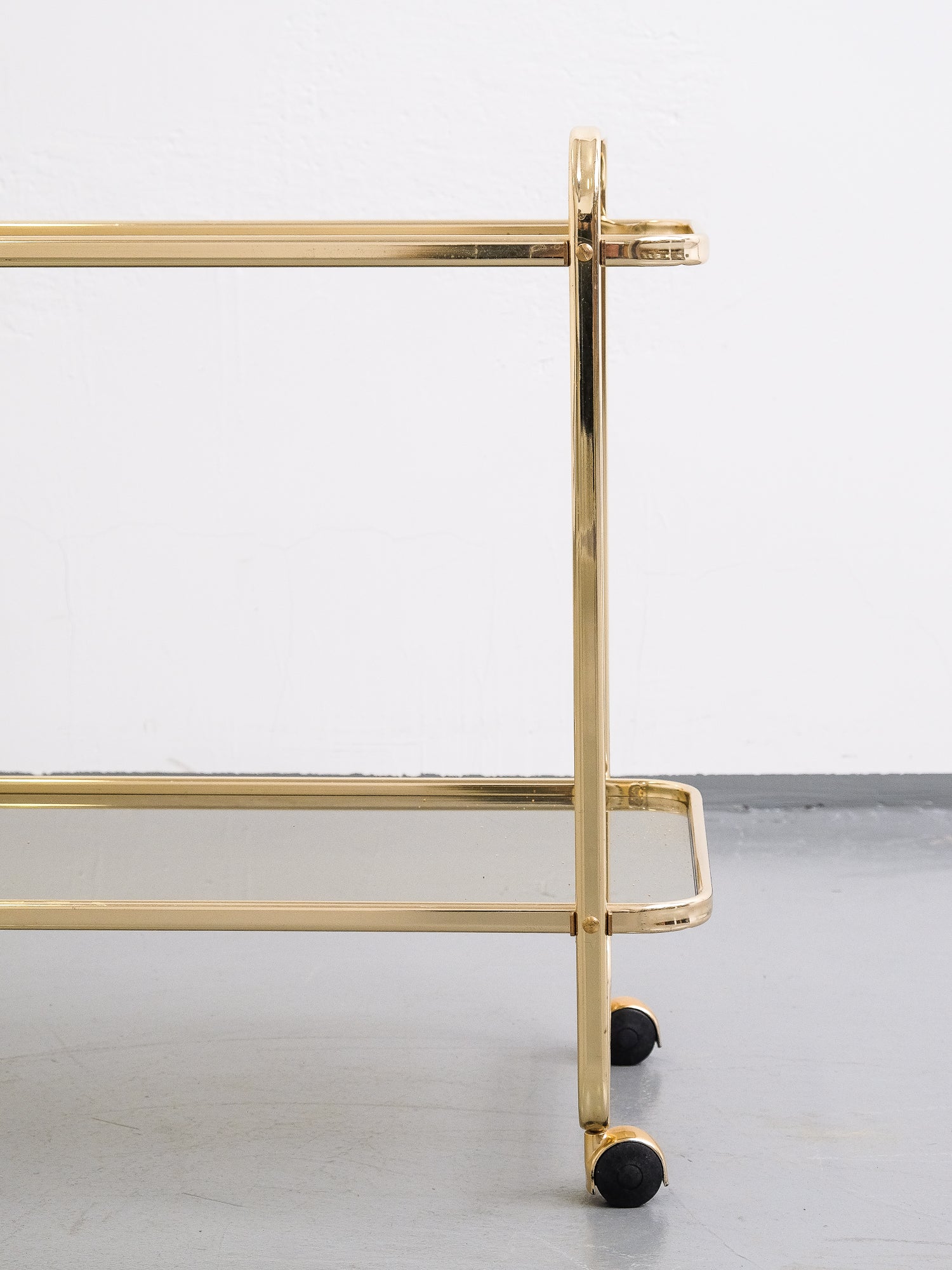 Brass Serving Trolley, 1970s