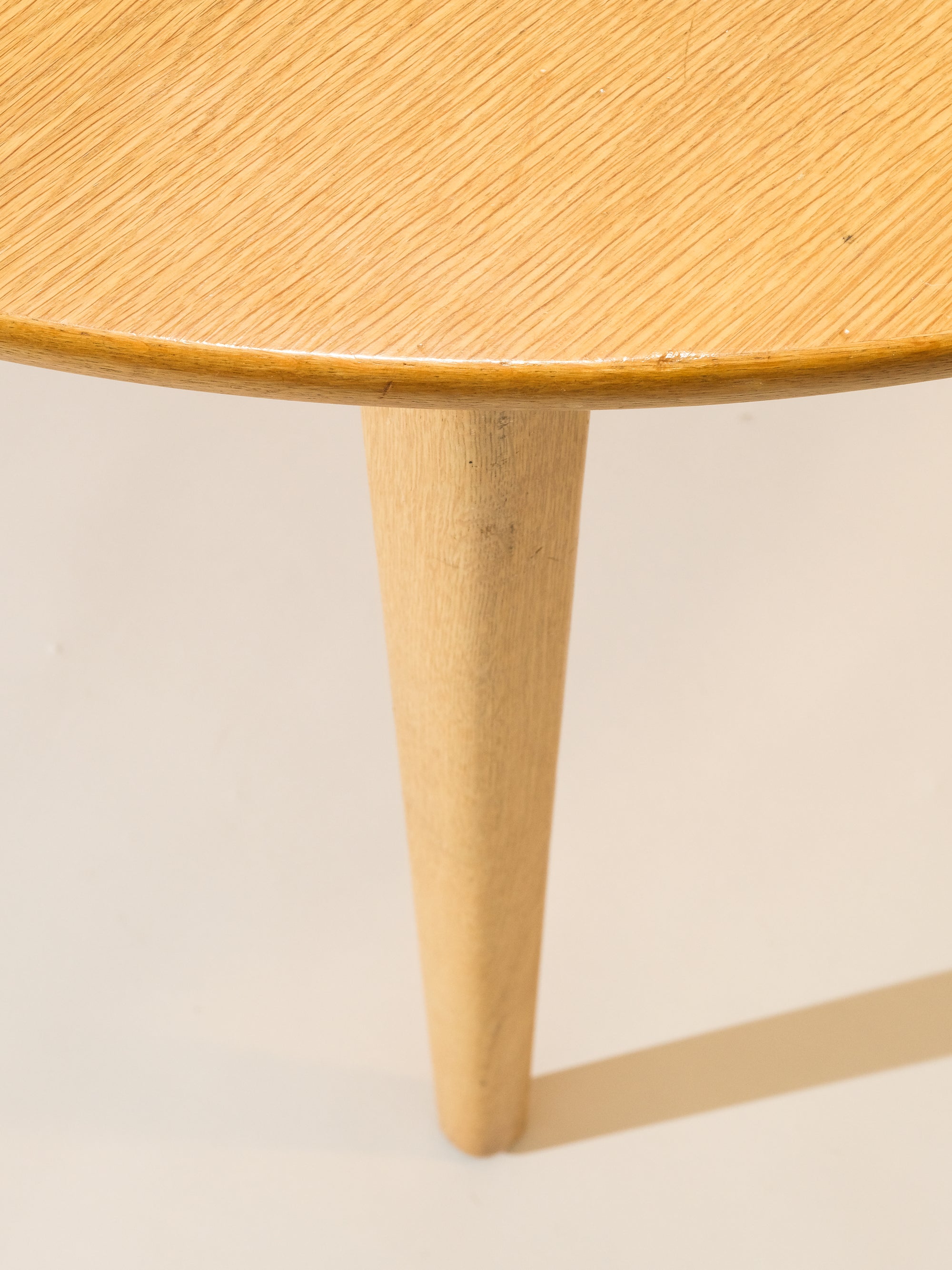 Scandinavian Mid-Century Oak Extendable Dining Table