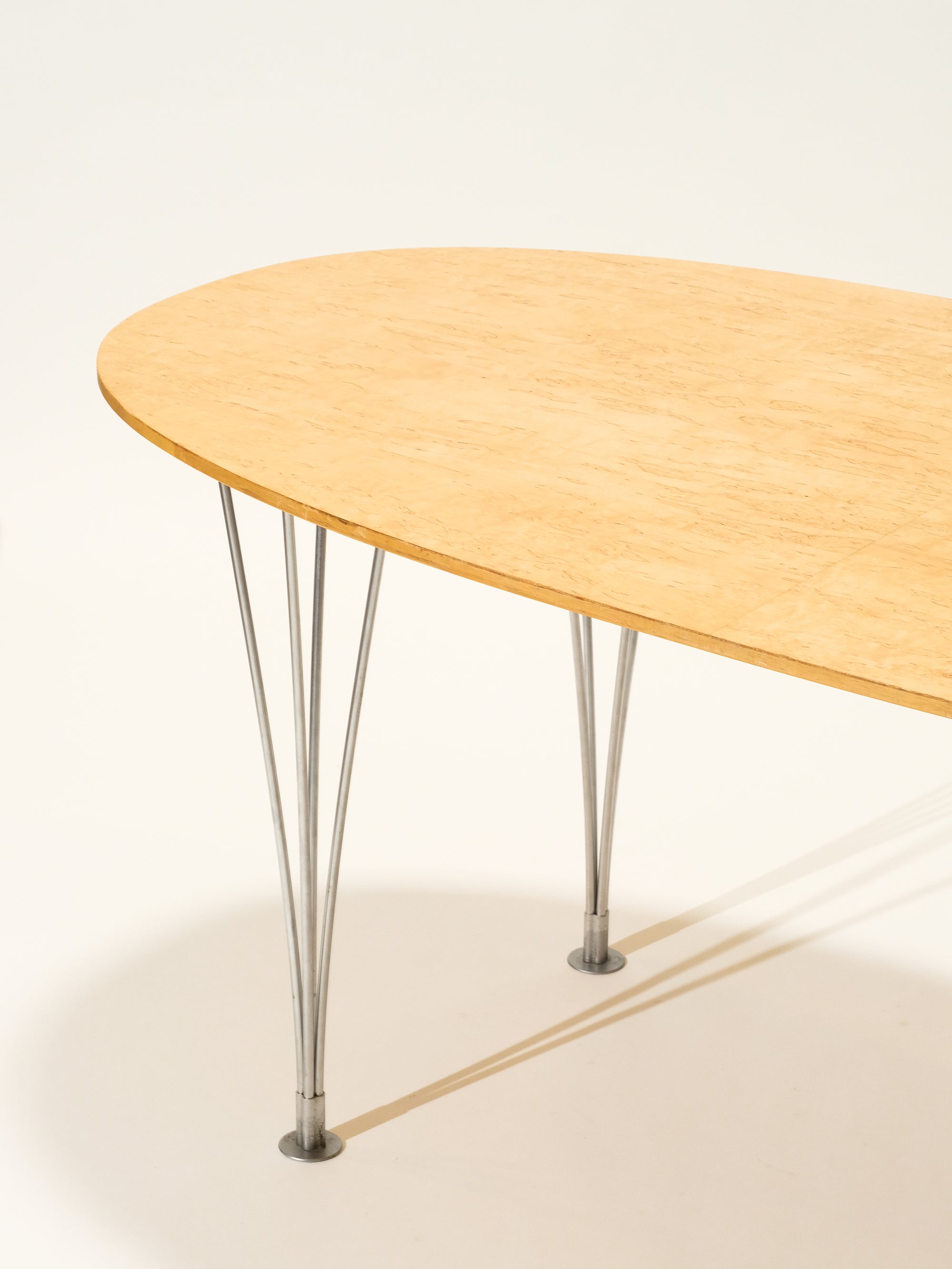 Vintage Super Ellipse Dining Table by Bruno Mathsson in Masur Birch