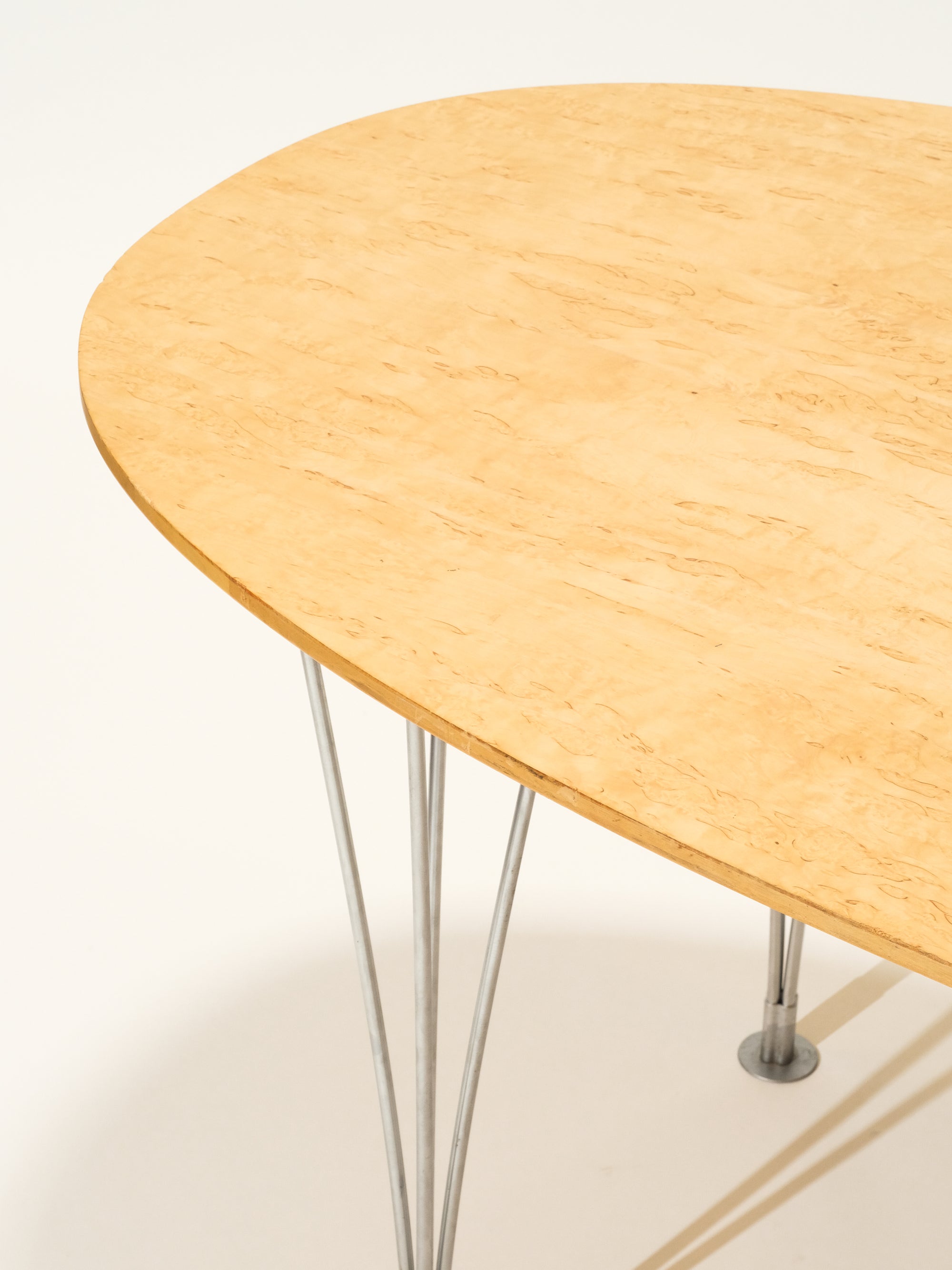 Vintage Super Ellipse Dining Table by Bruno Mathsson in Masur Birch