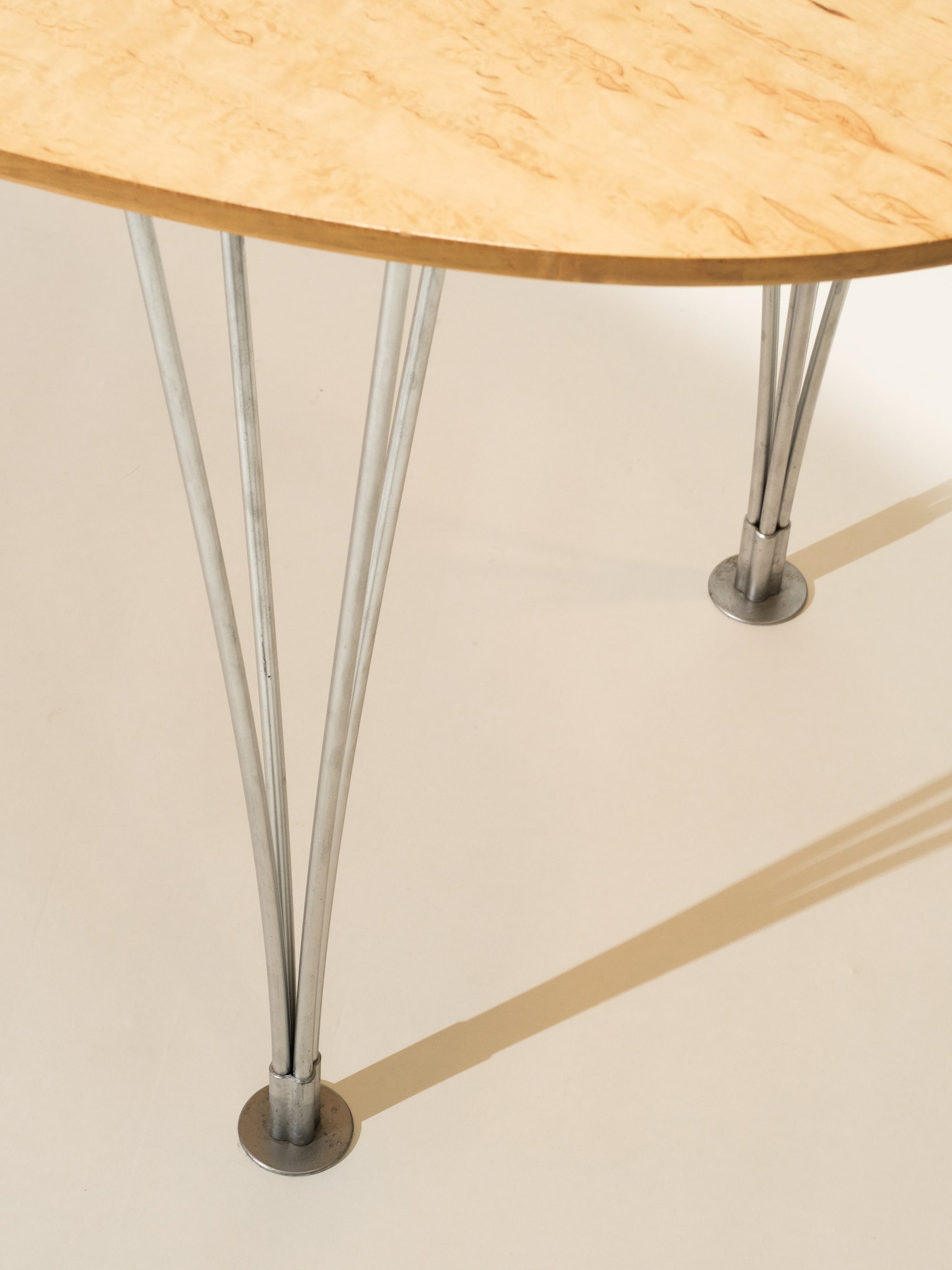 Vintage Super Ellipse Dining Table by Bruno Mathsson in Masur Birch