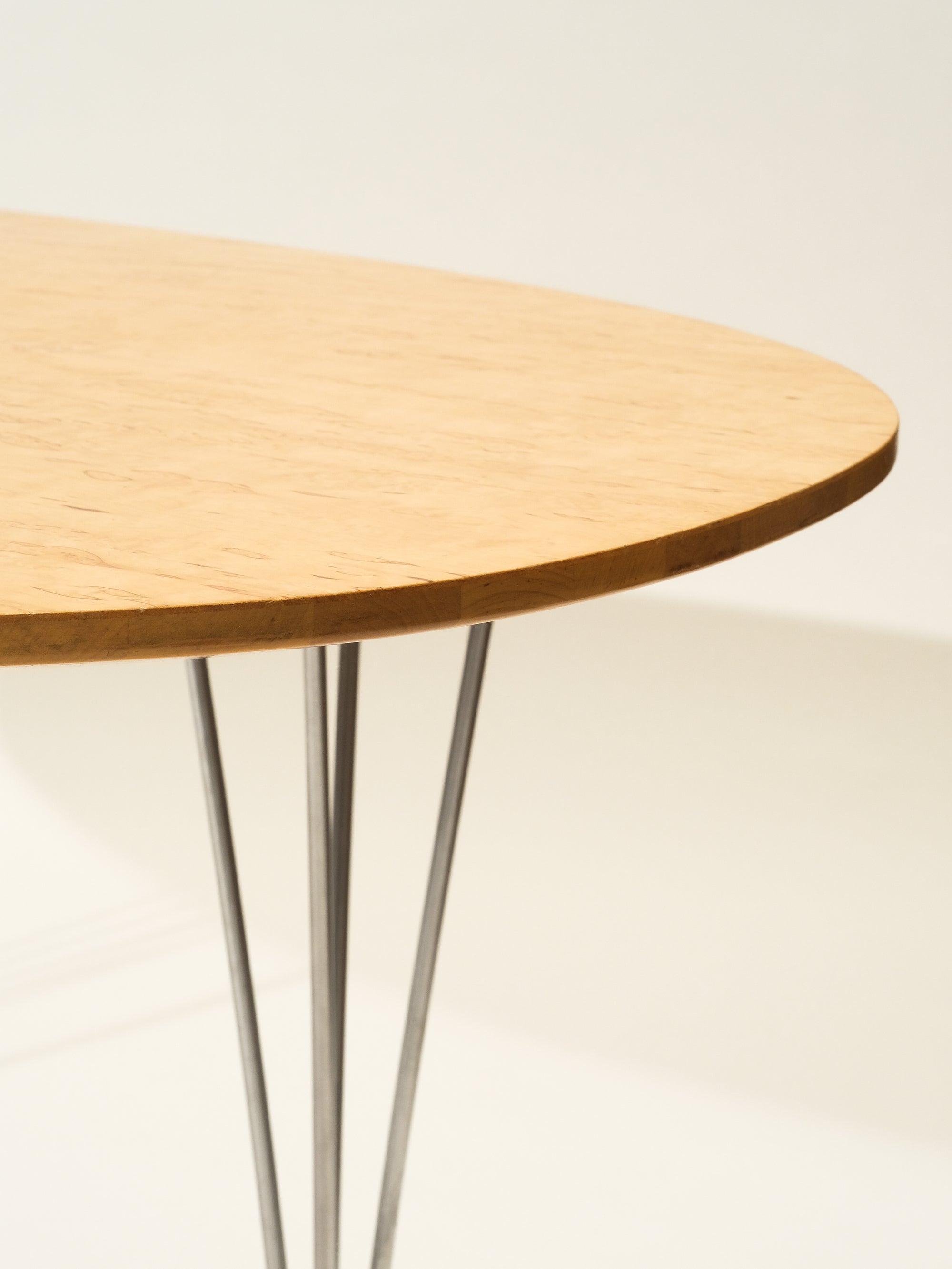 Vintage Super Ellipse Dining Table by Bruno Mathsson in Masur Birch