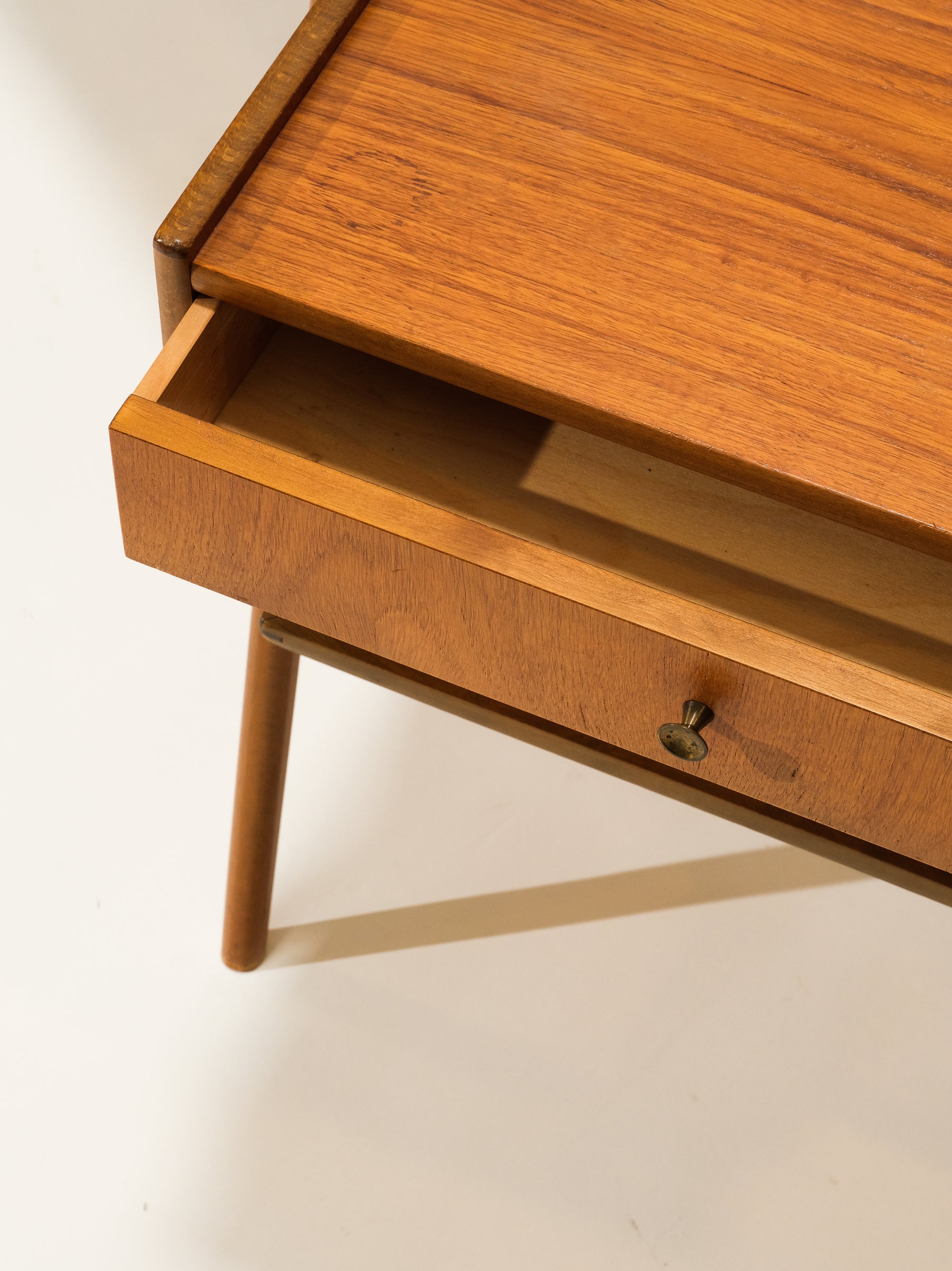 Swedish Mid-Century Teak Bedside Tables, 1960s, Set of 2