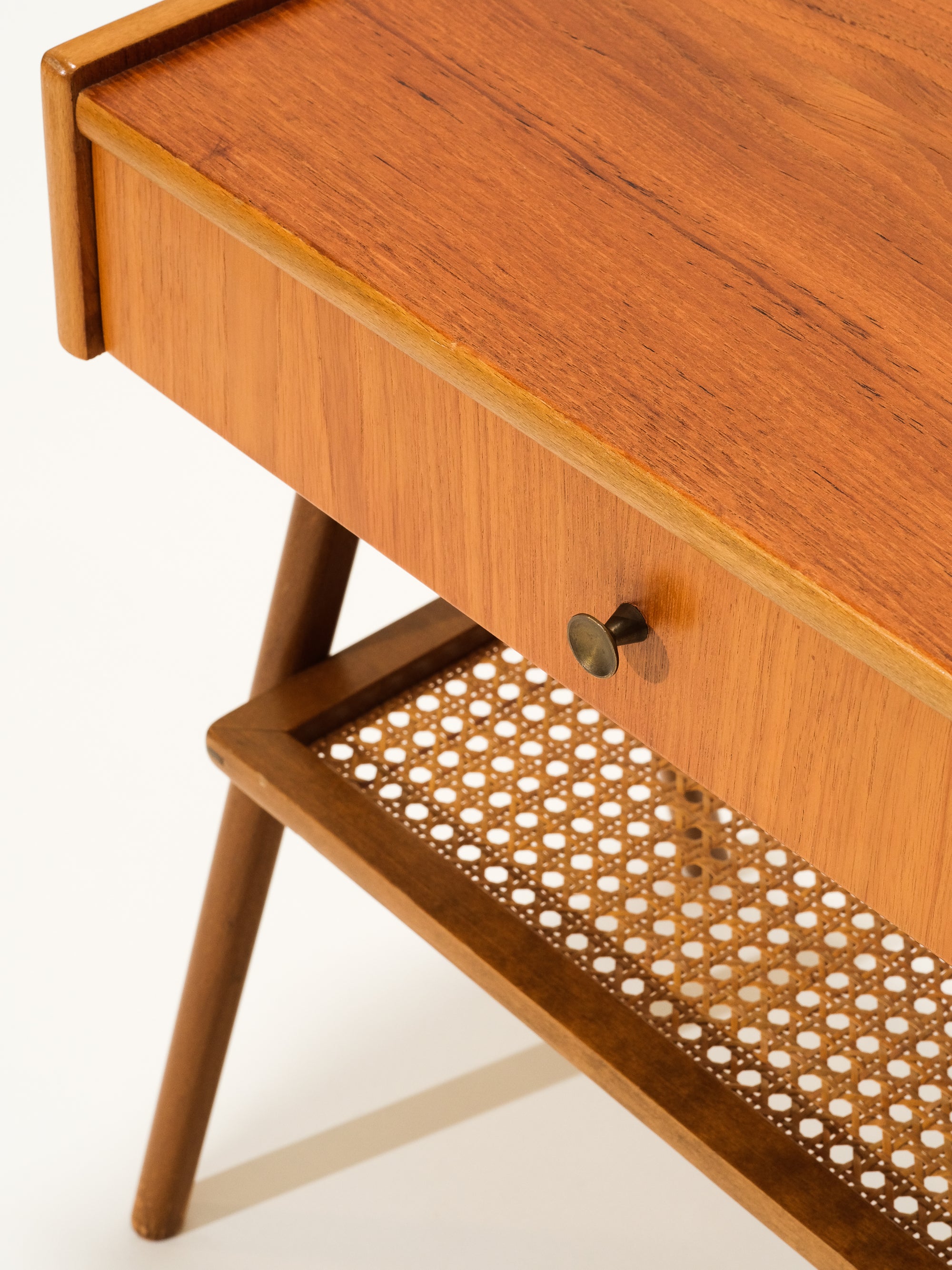 Swedish Mid-Century Teak Bedside Tables, 1960s, Set of 2