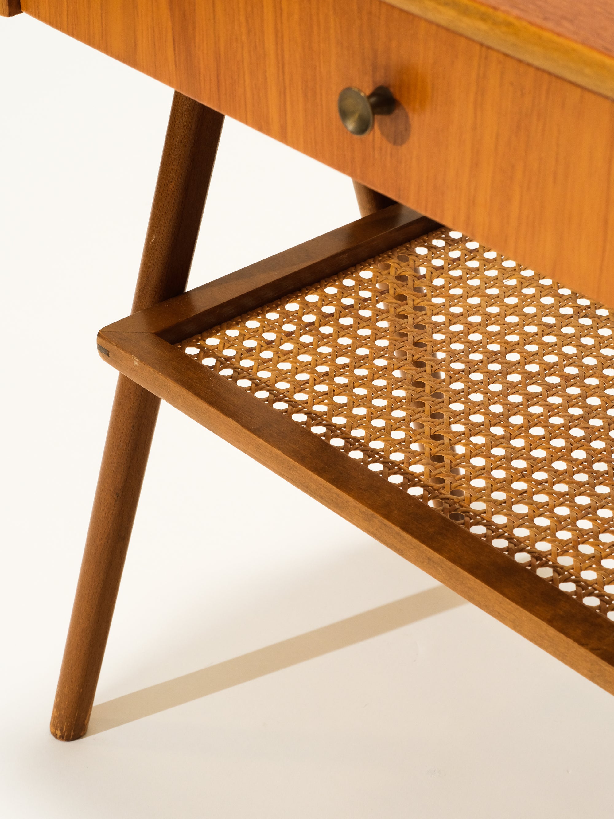 Swedish Mid-Century Teak Bedside Tables, 1960s, Set of 2