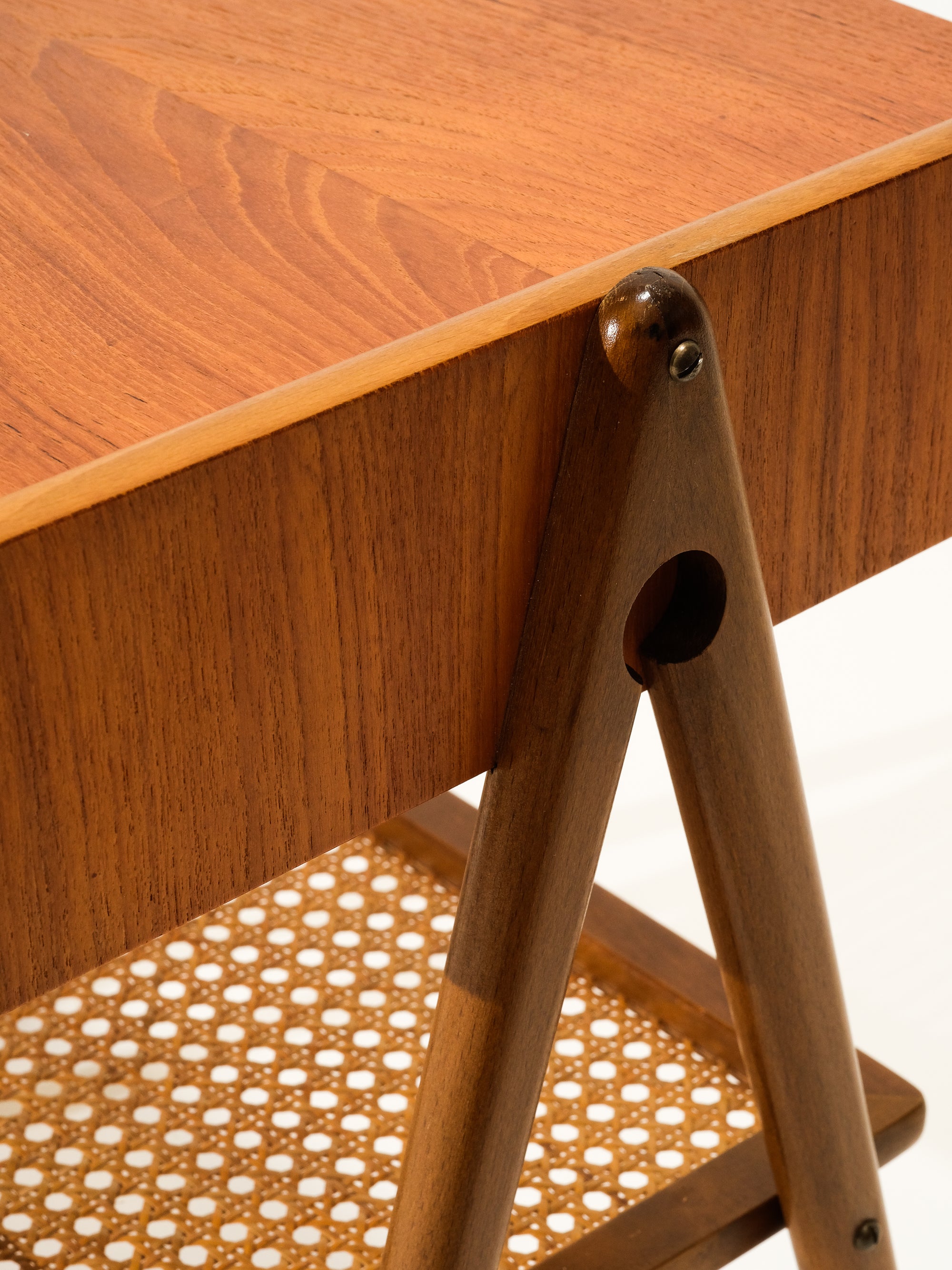 Swedish Mid-Century Teak Bedside Tables, 1960s, Set of 2