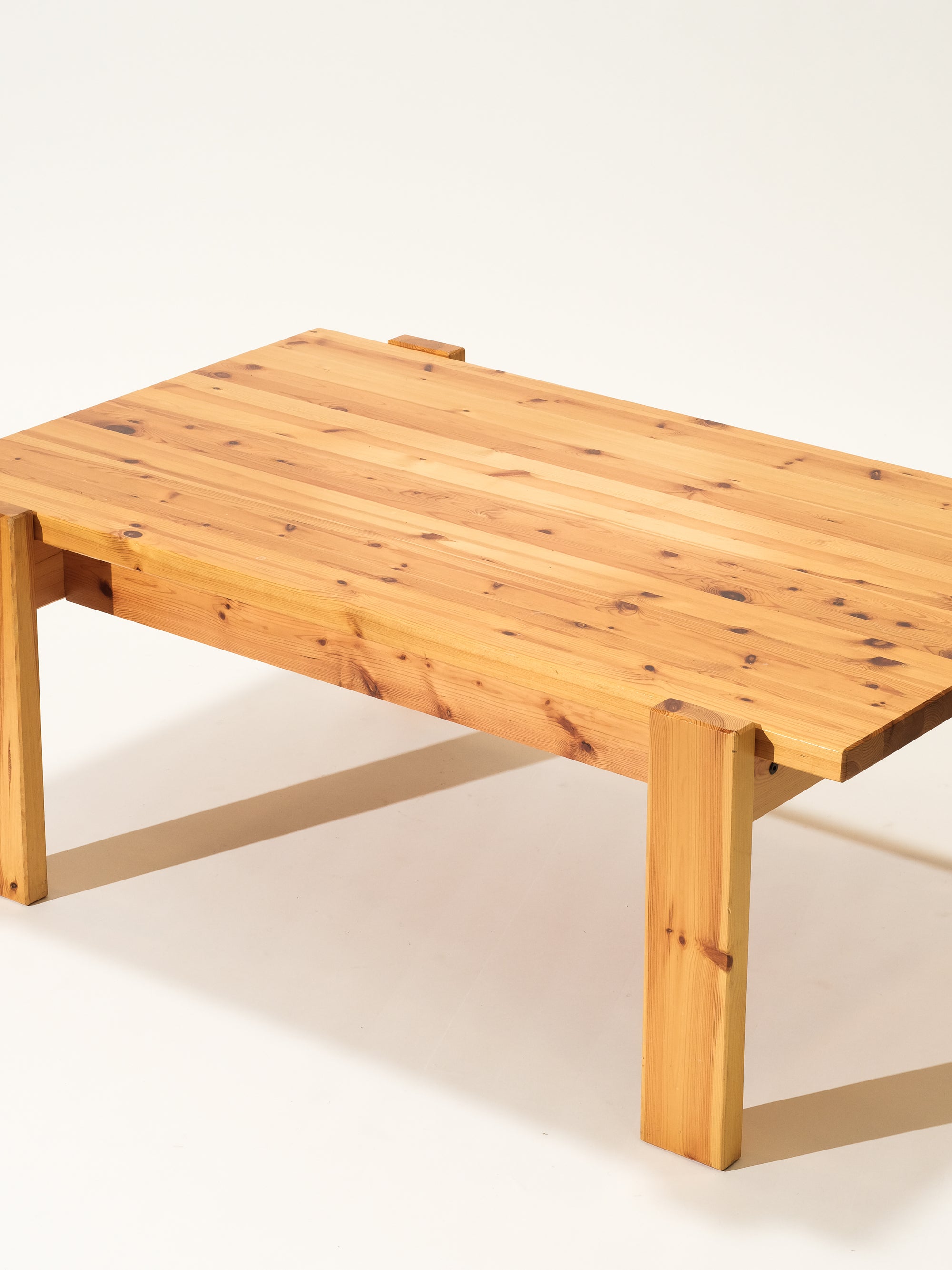 Swedish Pine Coffee Table, 1970s