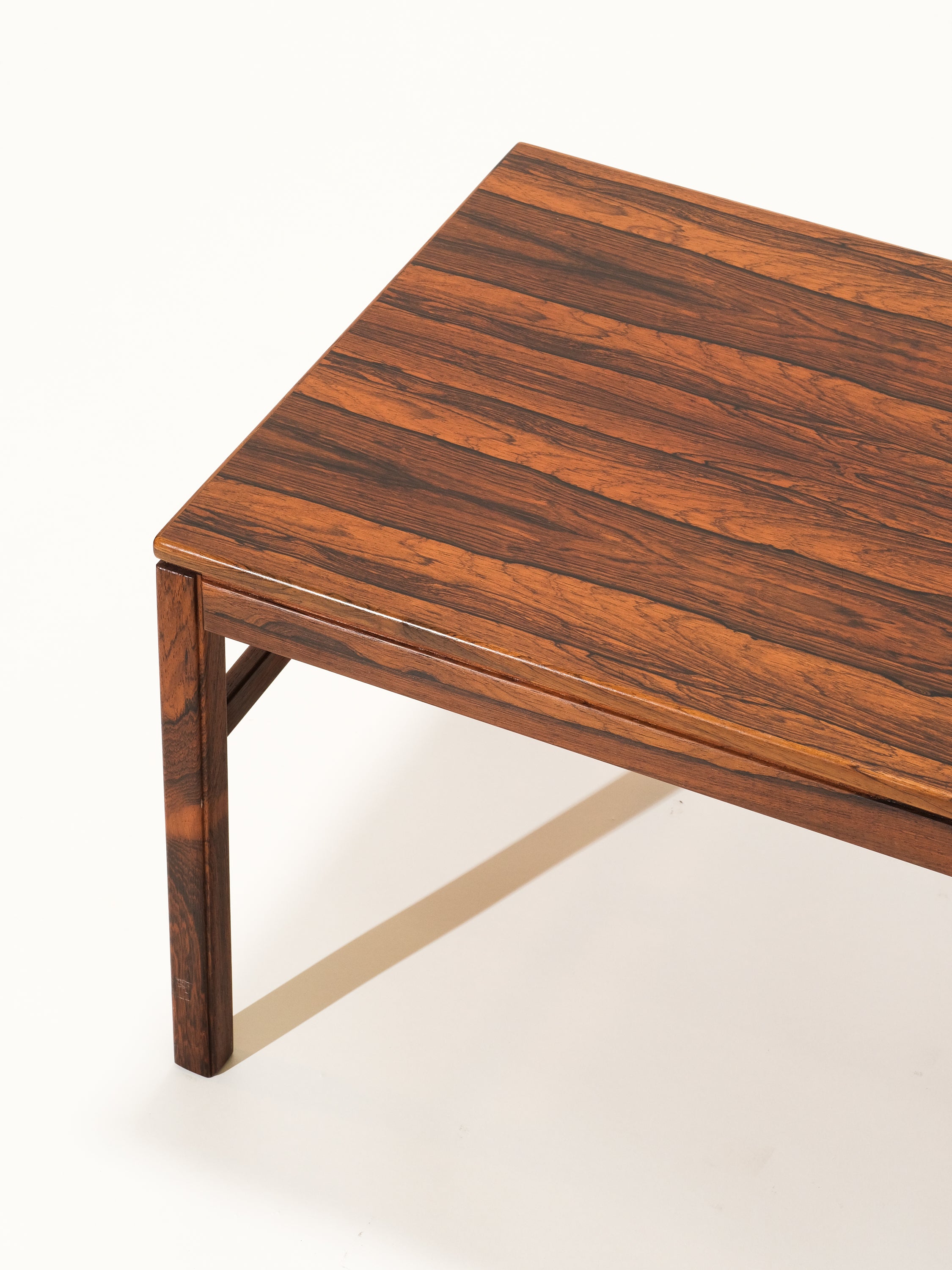 Bench / Side Table Model "Casino" in Rosewood by Engström & Myrstrand, 1960s
