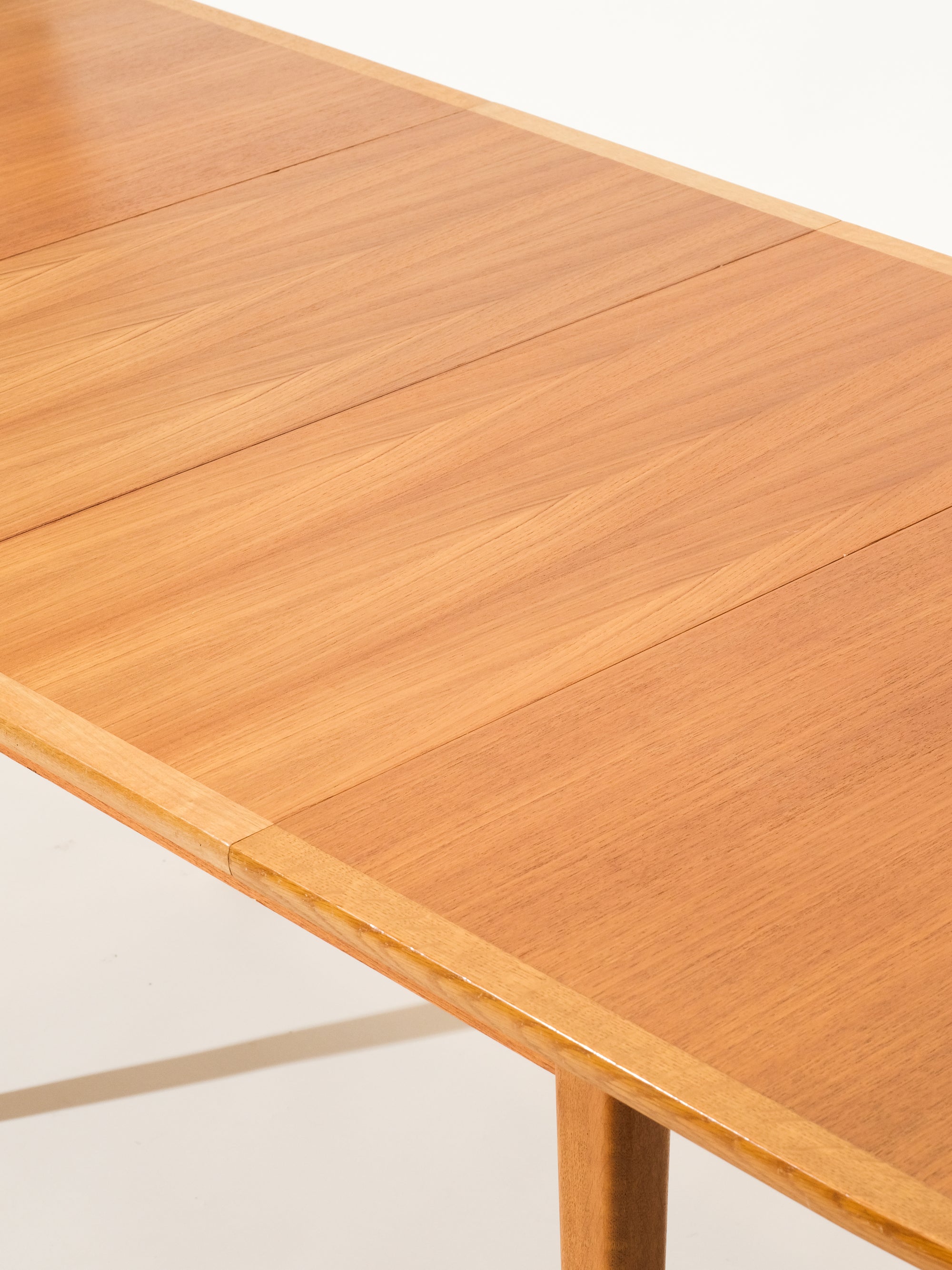 Scandinavian Teak &amp; Oak Extendable Dining Table, 1960s
