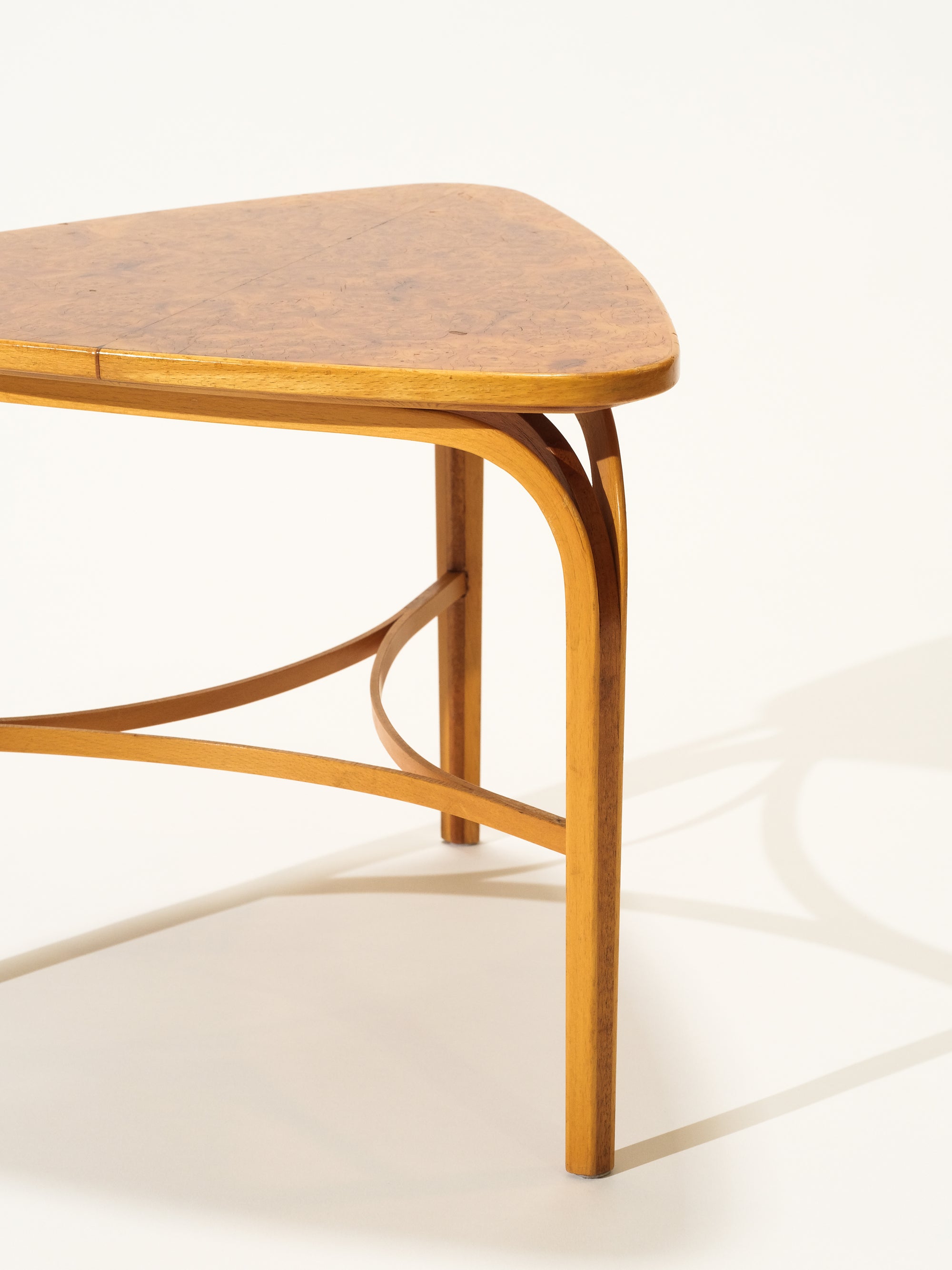 Small Mid-Century Triangle Side Table