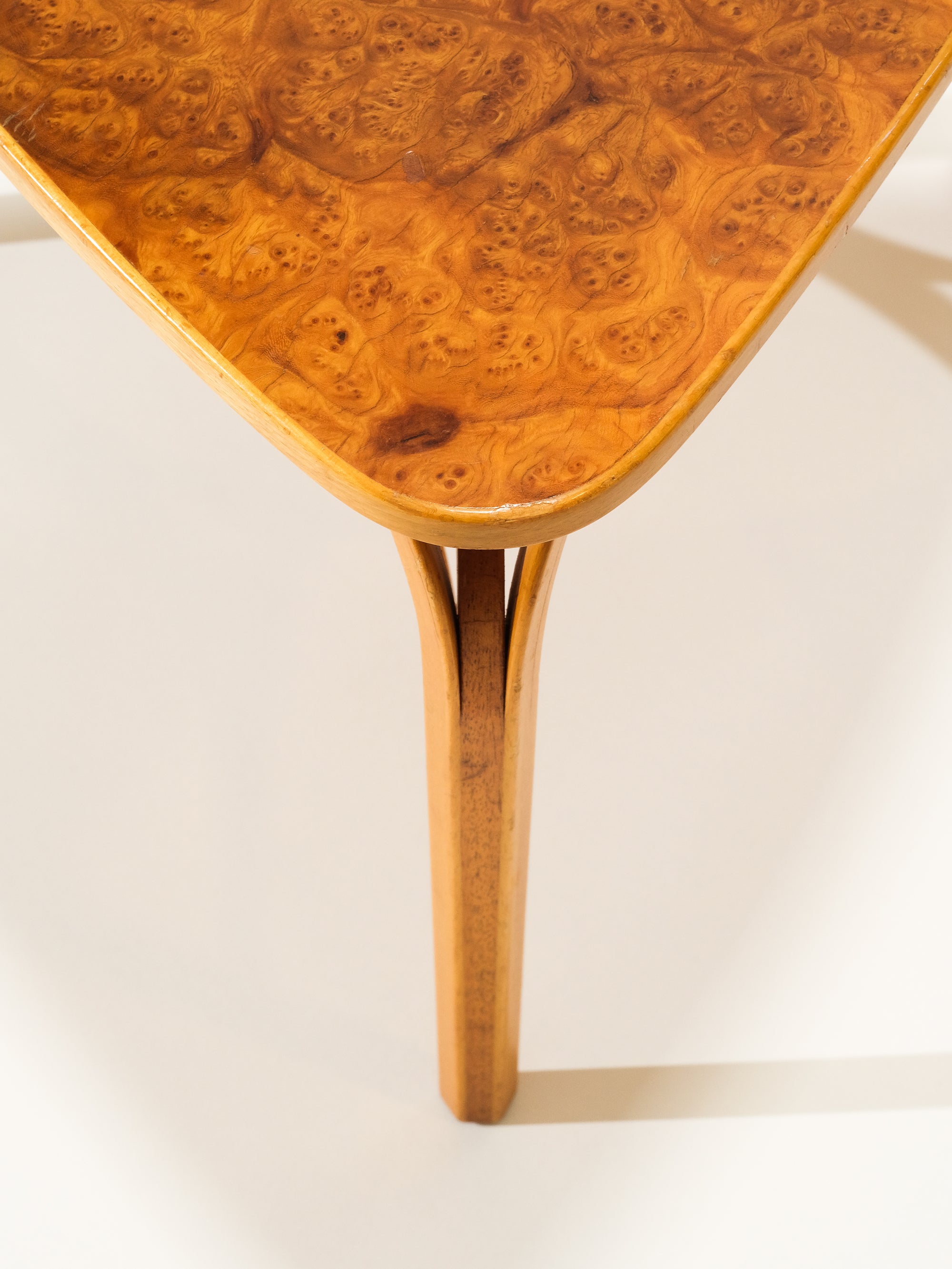 Small Mid-Century Triangle Side Table