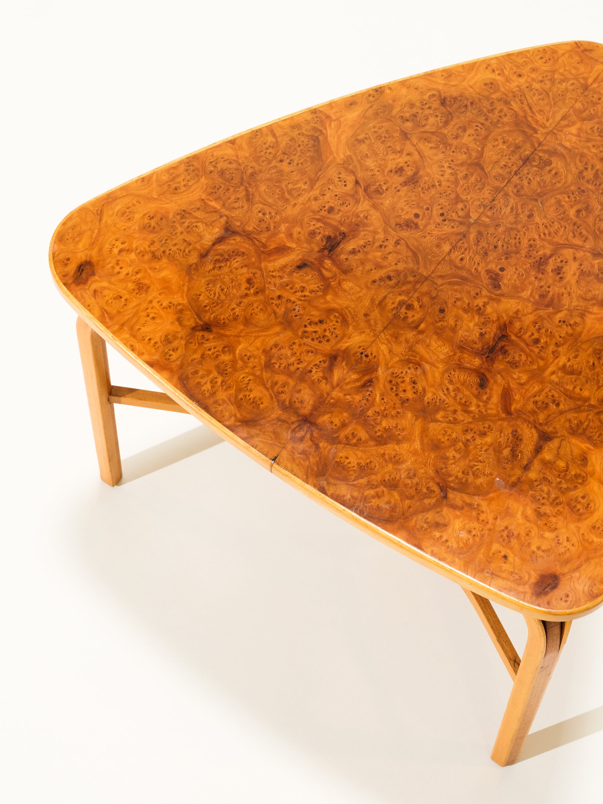 Small Mid-Century Triangle Side Table