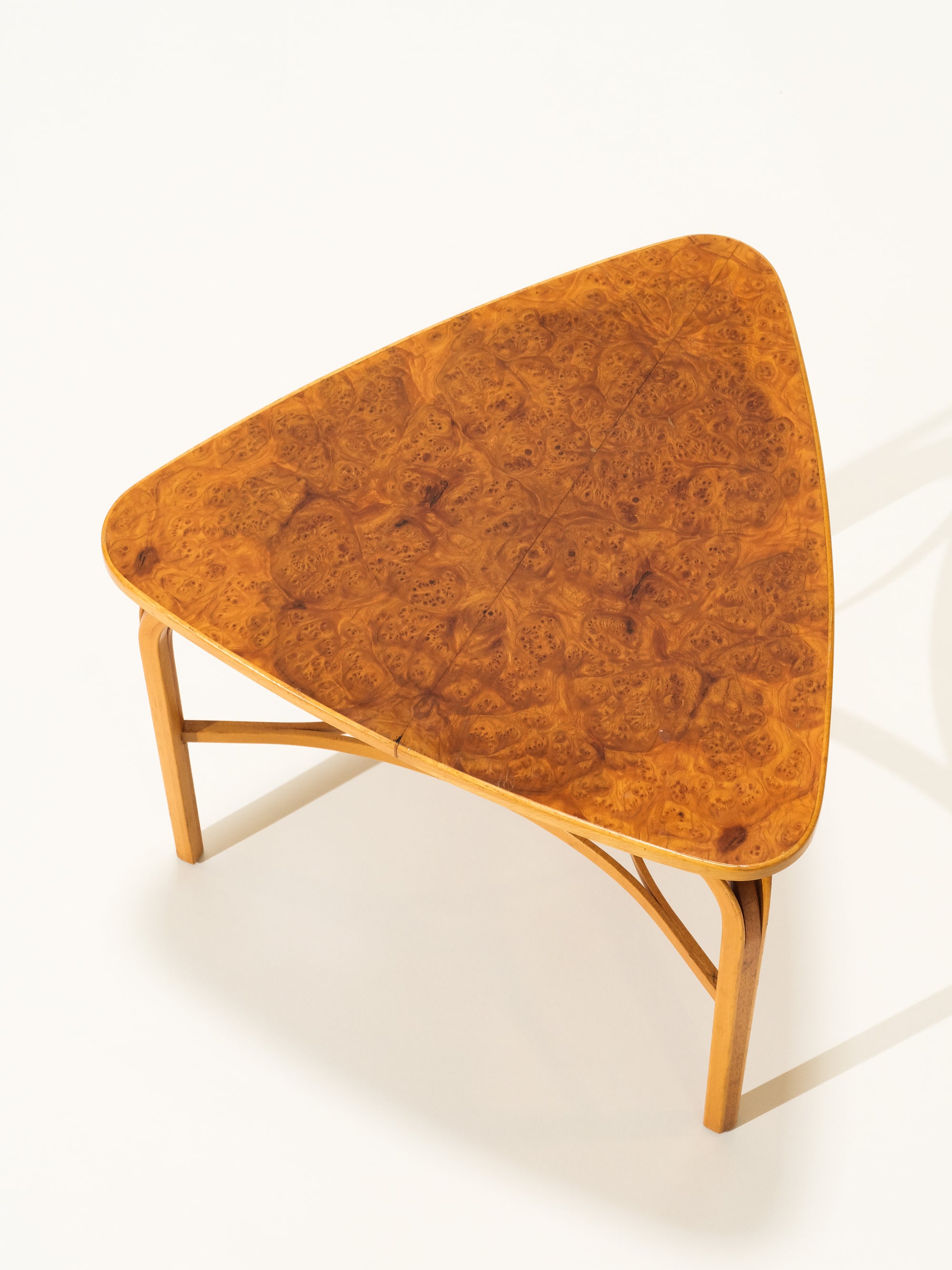 Small Mid-Century Triangle Side Table
