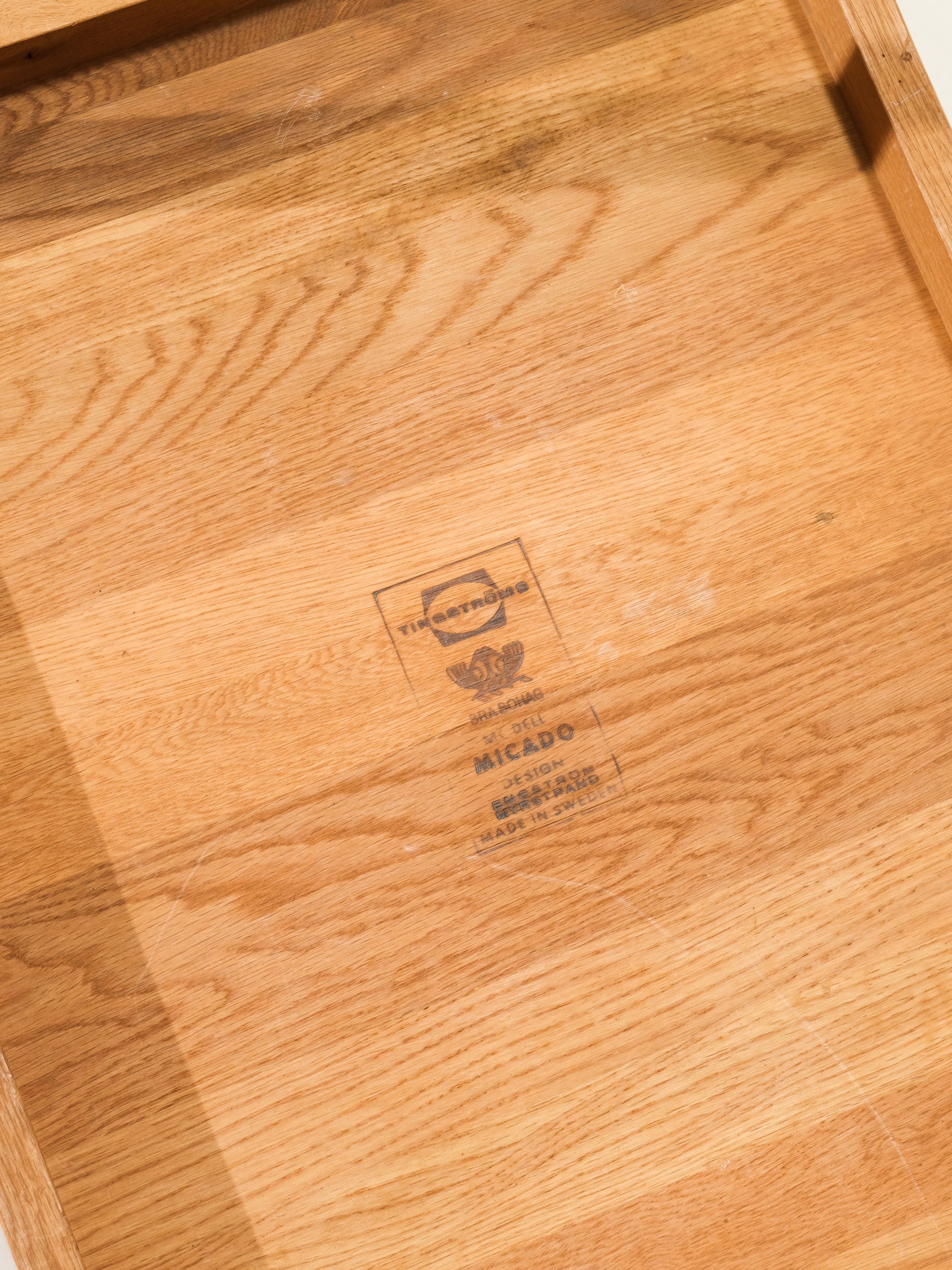 Oak Side Table Model &quot;Micado&quot; by Engström &amp; Myrstrand, Bra Bohag, Tingströms Möbler, 1960s