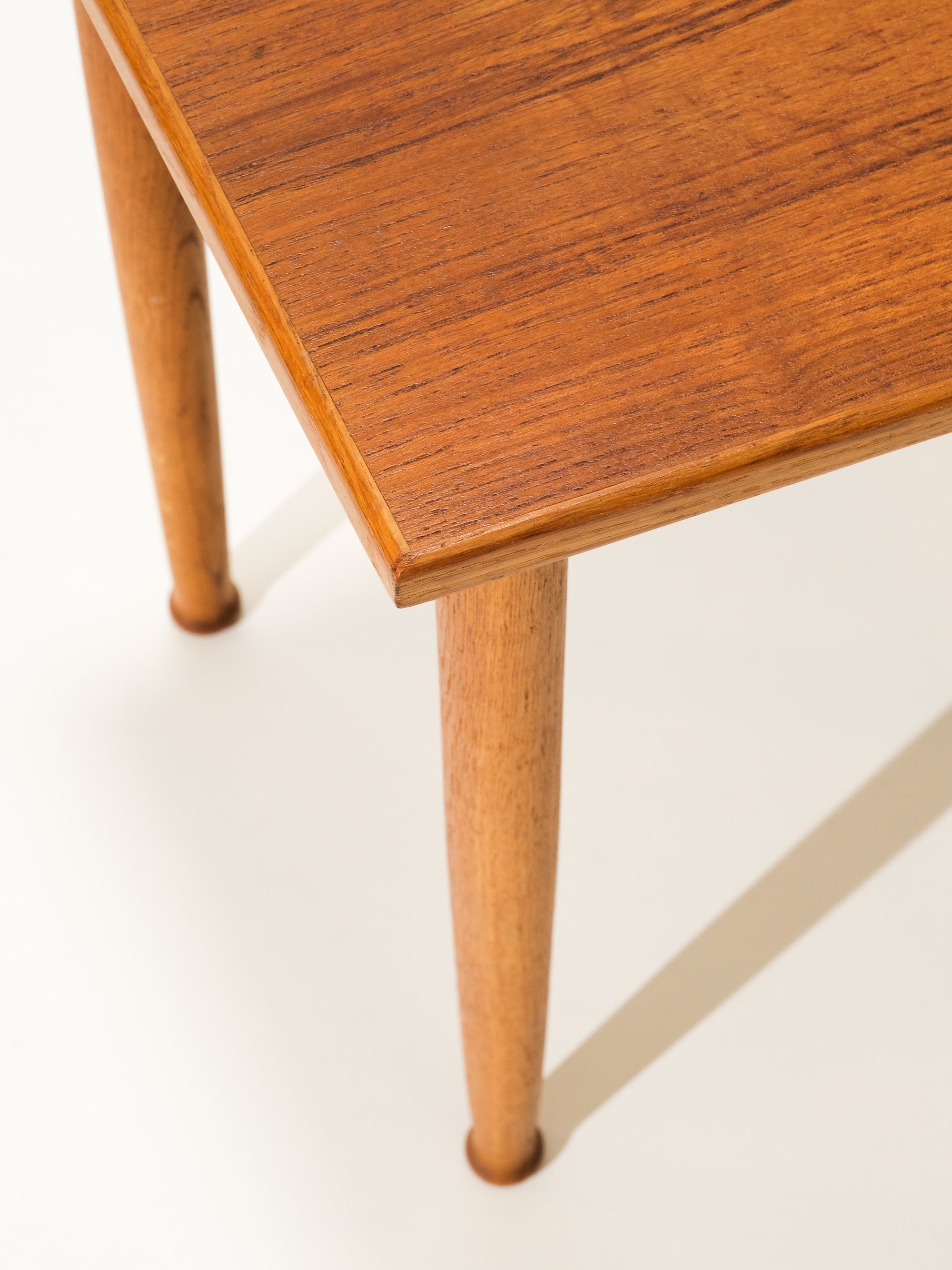 Small Mid-Century Teak &amp; Oak Side Table