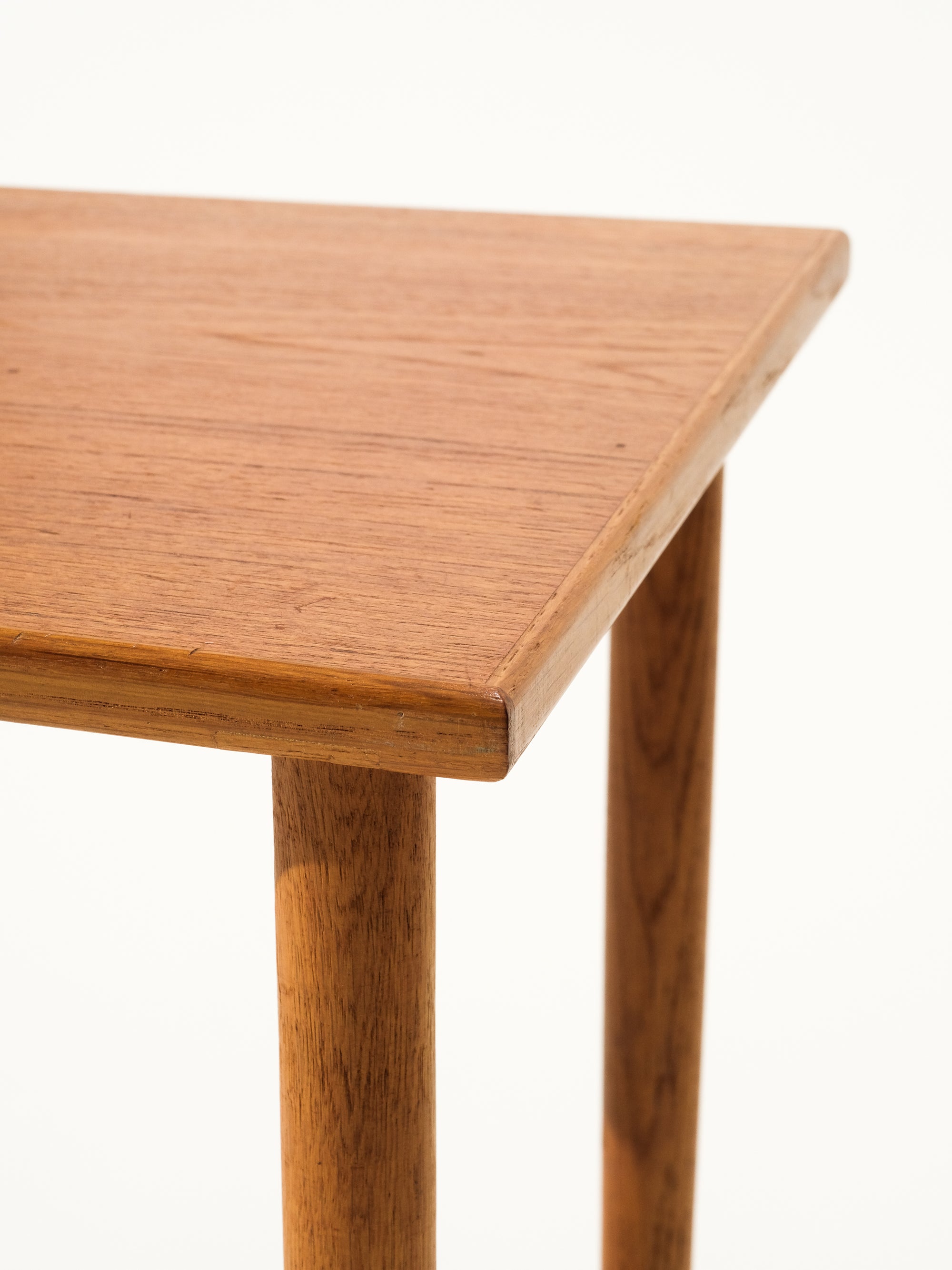 Small Mid-Century Teak &amp; Oak Side Table