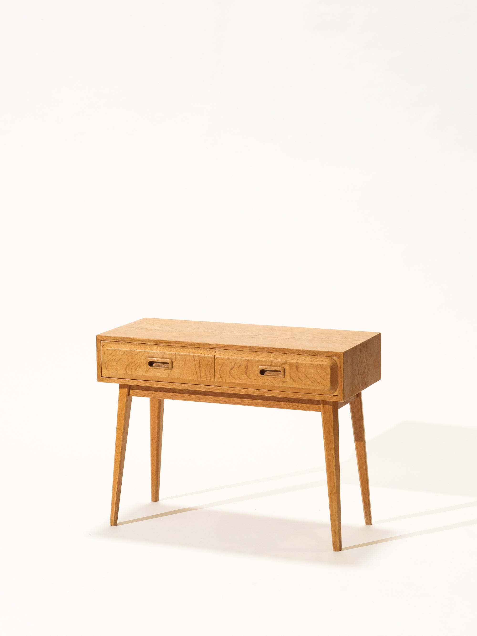 Side Table / Drawer in Oak by Glas &amp; Trä, Hovmantorp, Sweden, 1960s