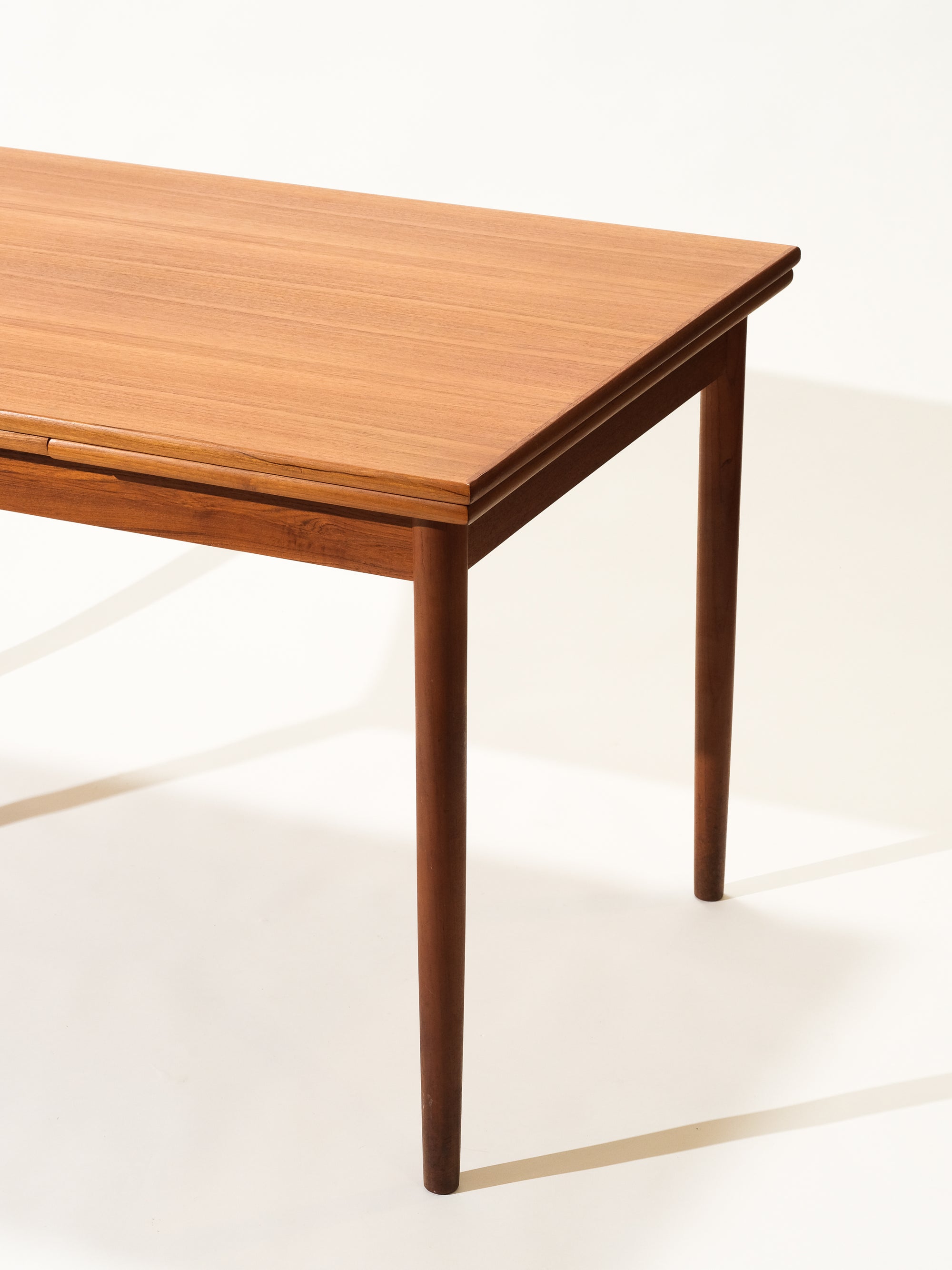 Scandinavian Teak Extendable Dining Table, 1960s