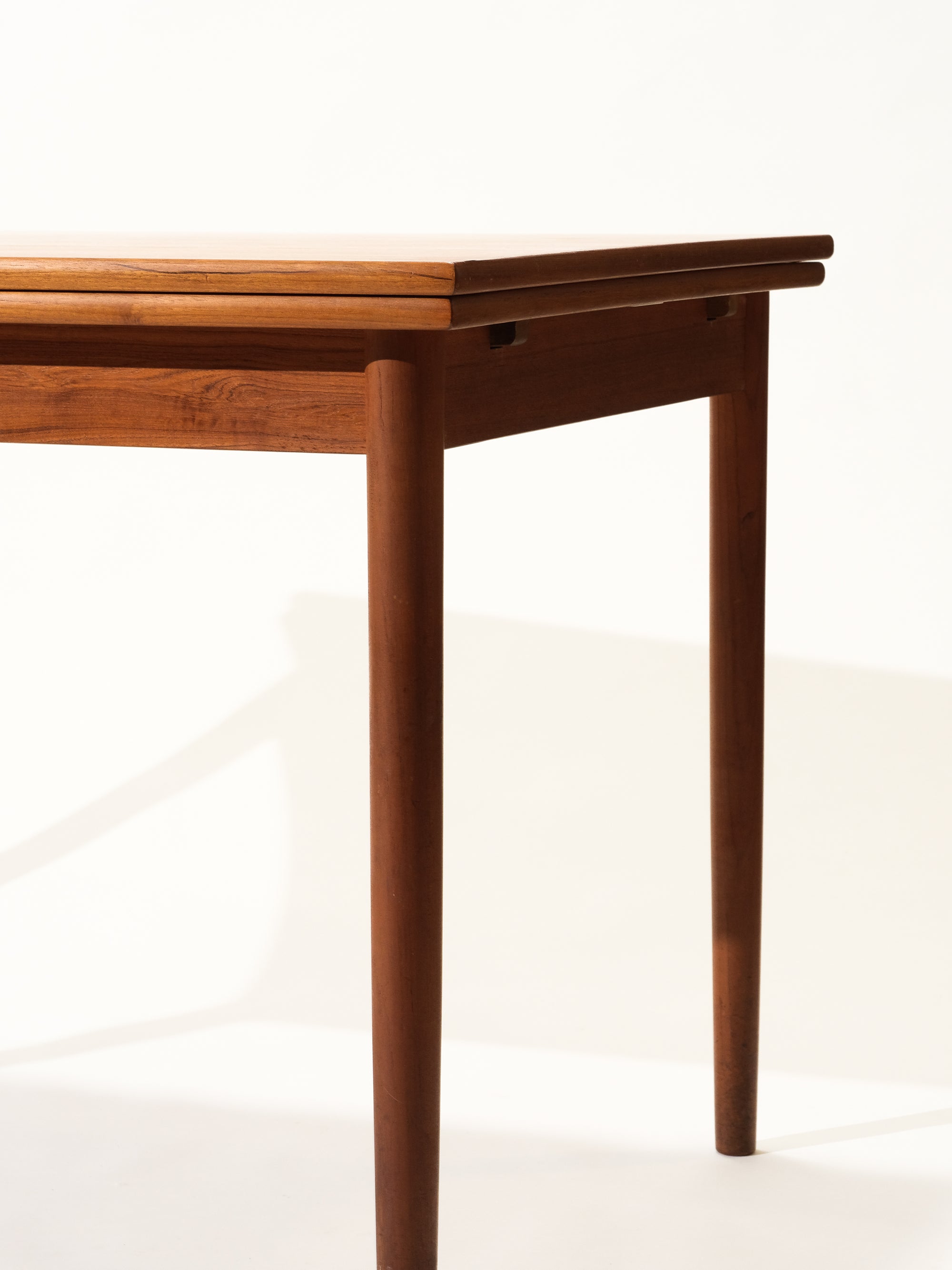 Scandinavian Teak Extendable Dining Table, 1960s