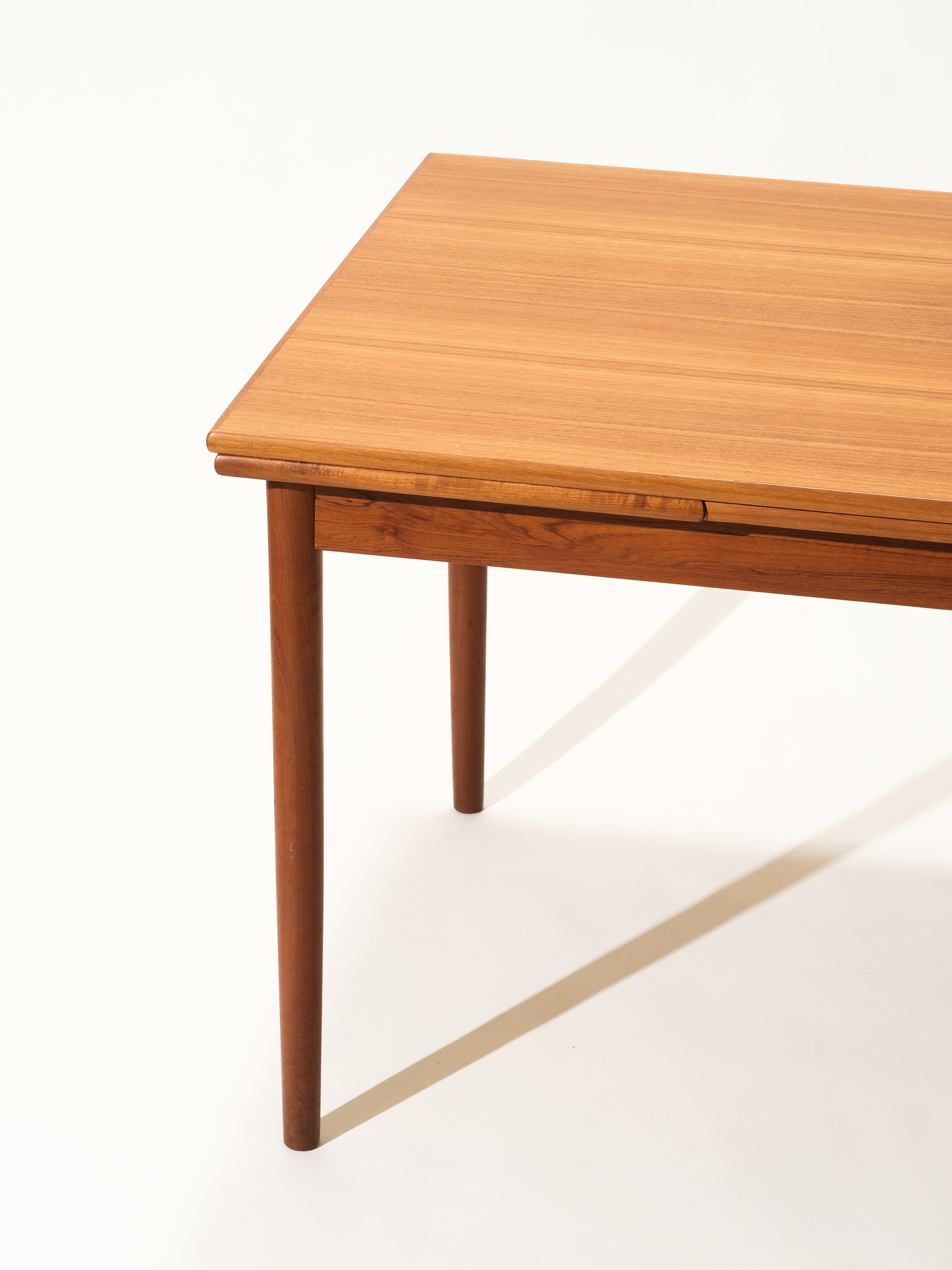 Scandinavian Teak Extendable Dining Table, 1960s