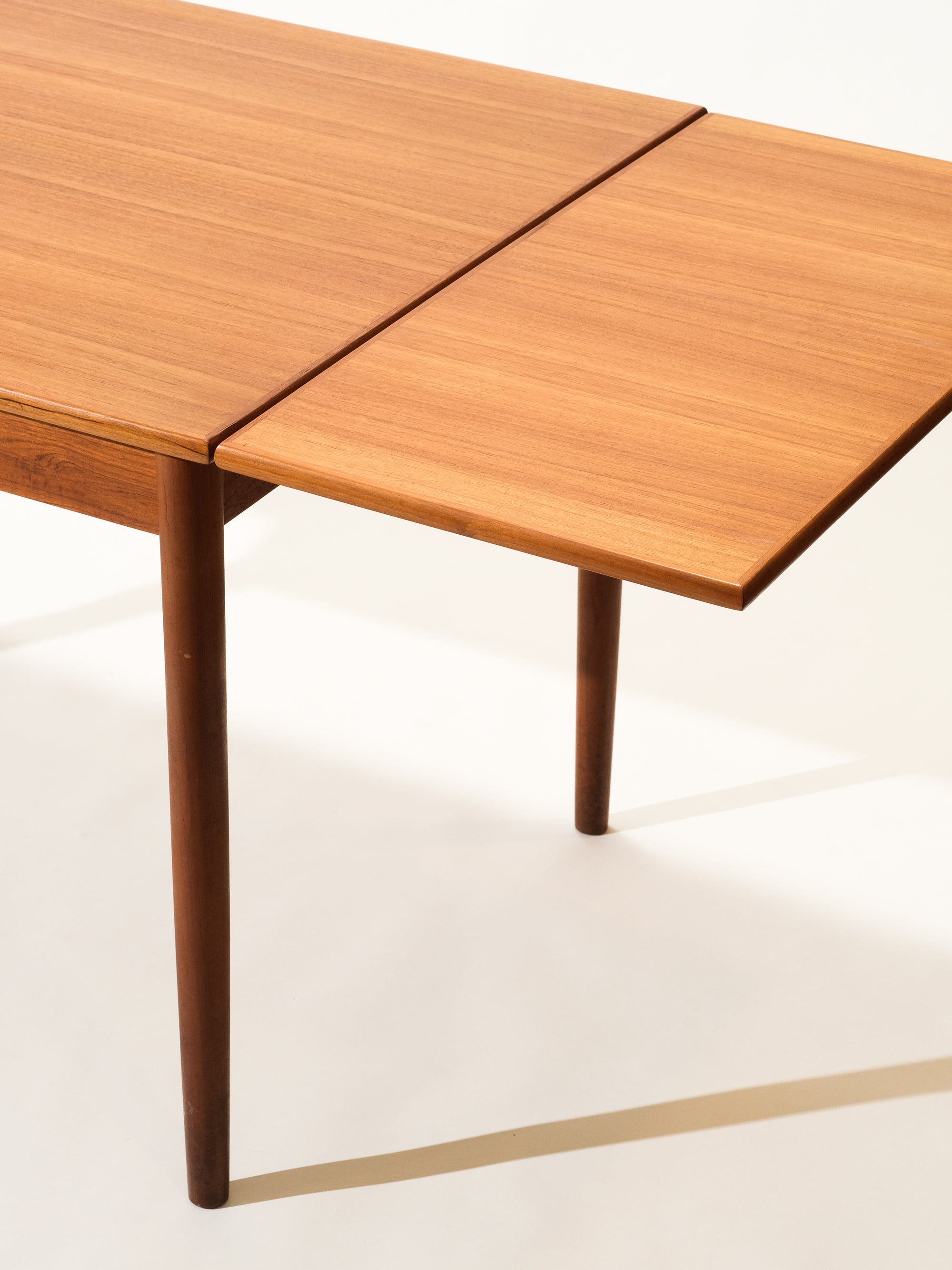 Scandinavian Teak Extendable Dining Table, 1960s