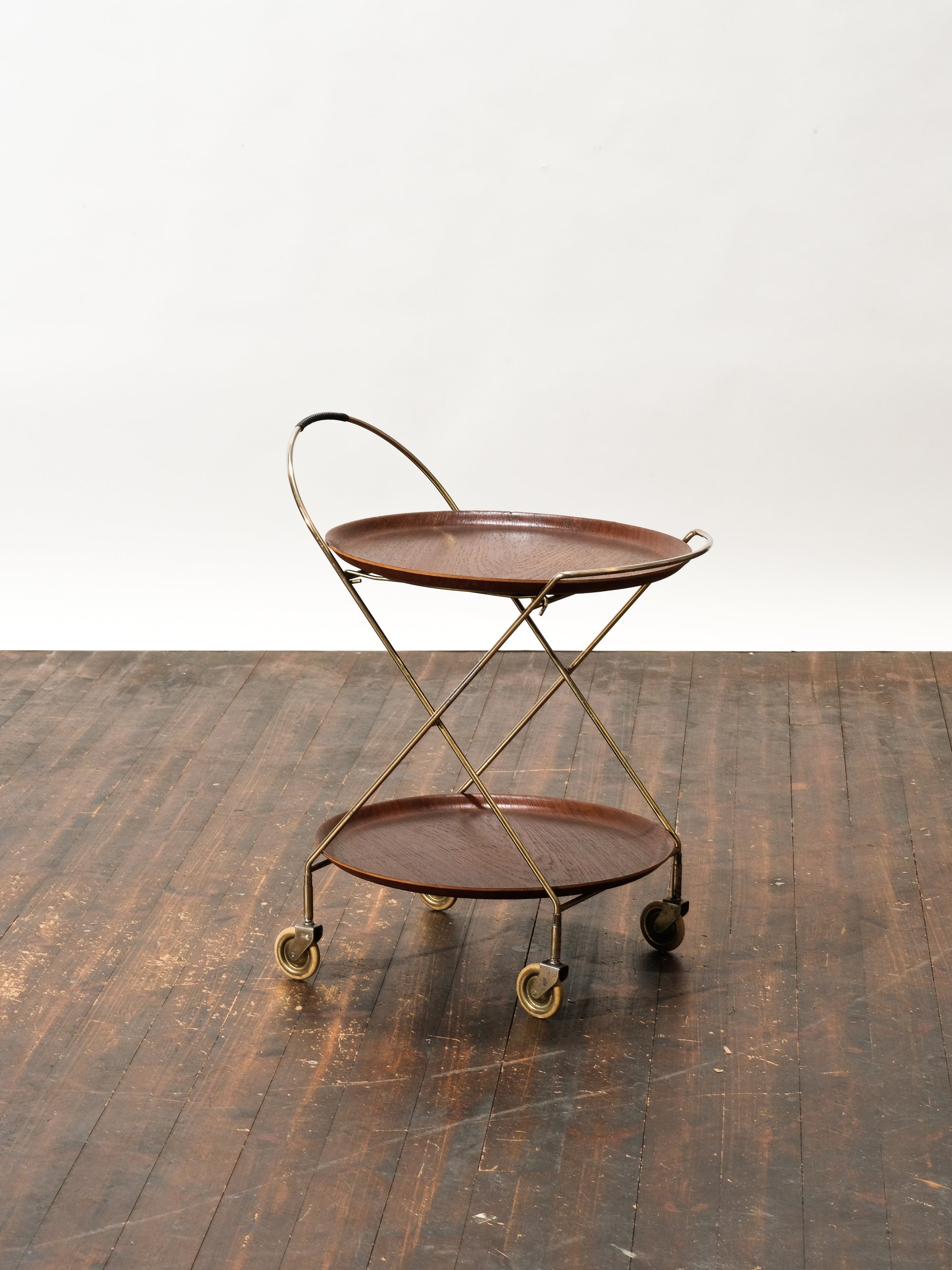 Round Serving Trolley by JH Fabrikerna Sävsjö