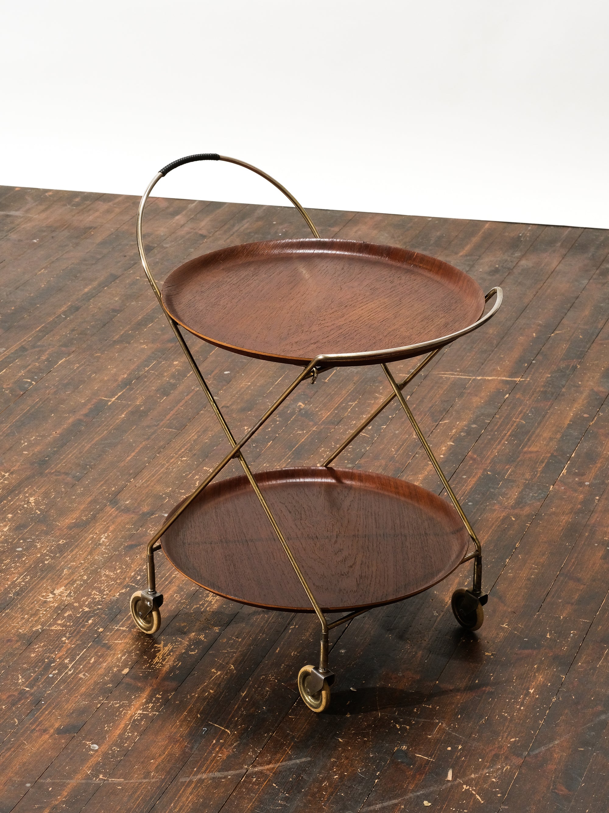Round Serving Trolley by JH Fabrikerna Sävsjö
