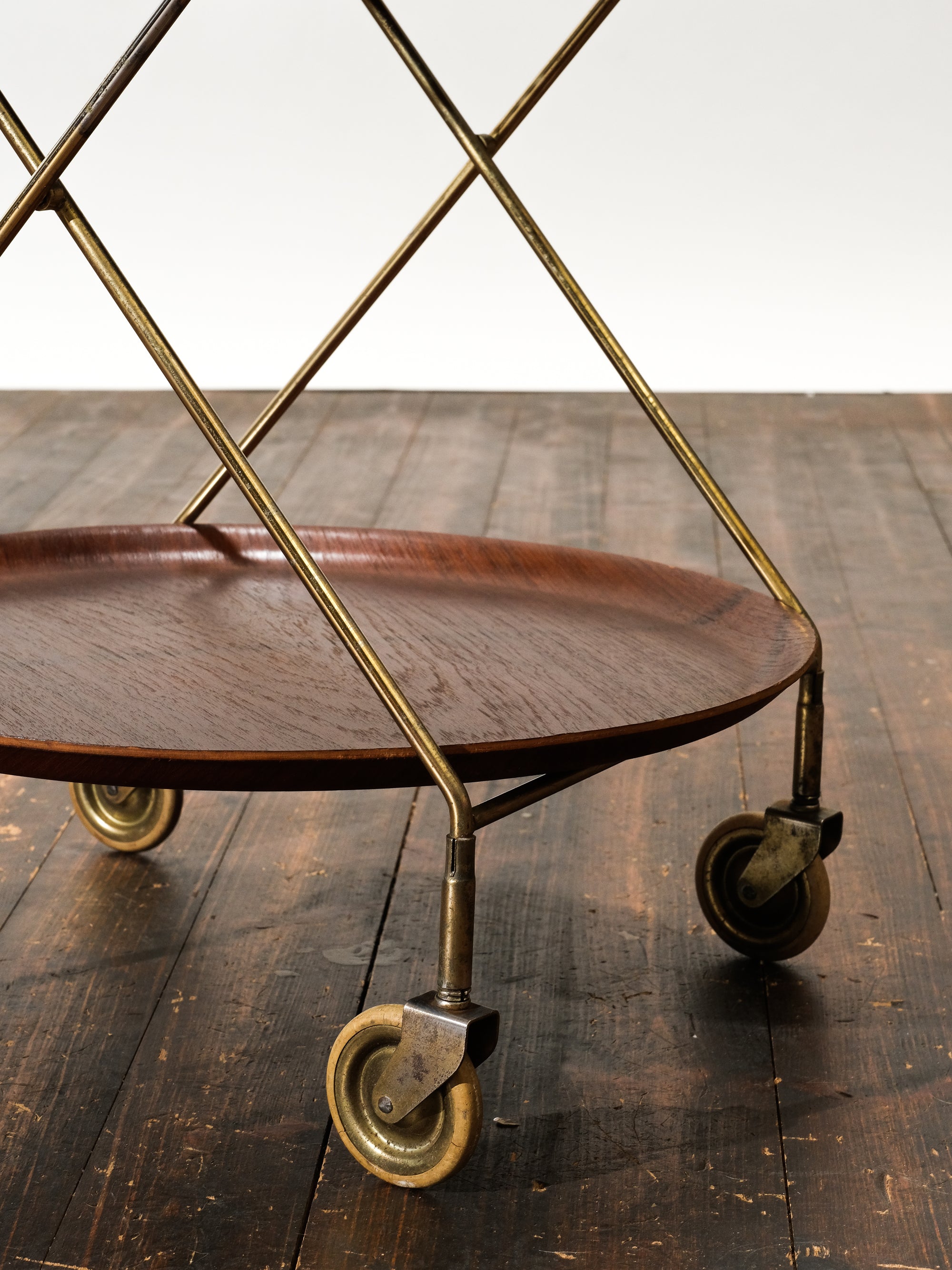 Round Serving Trolley by JH Fabrikerna Sävsjö