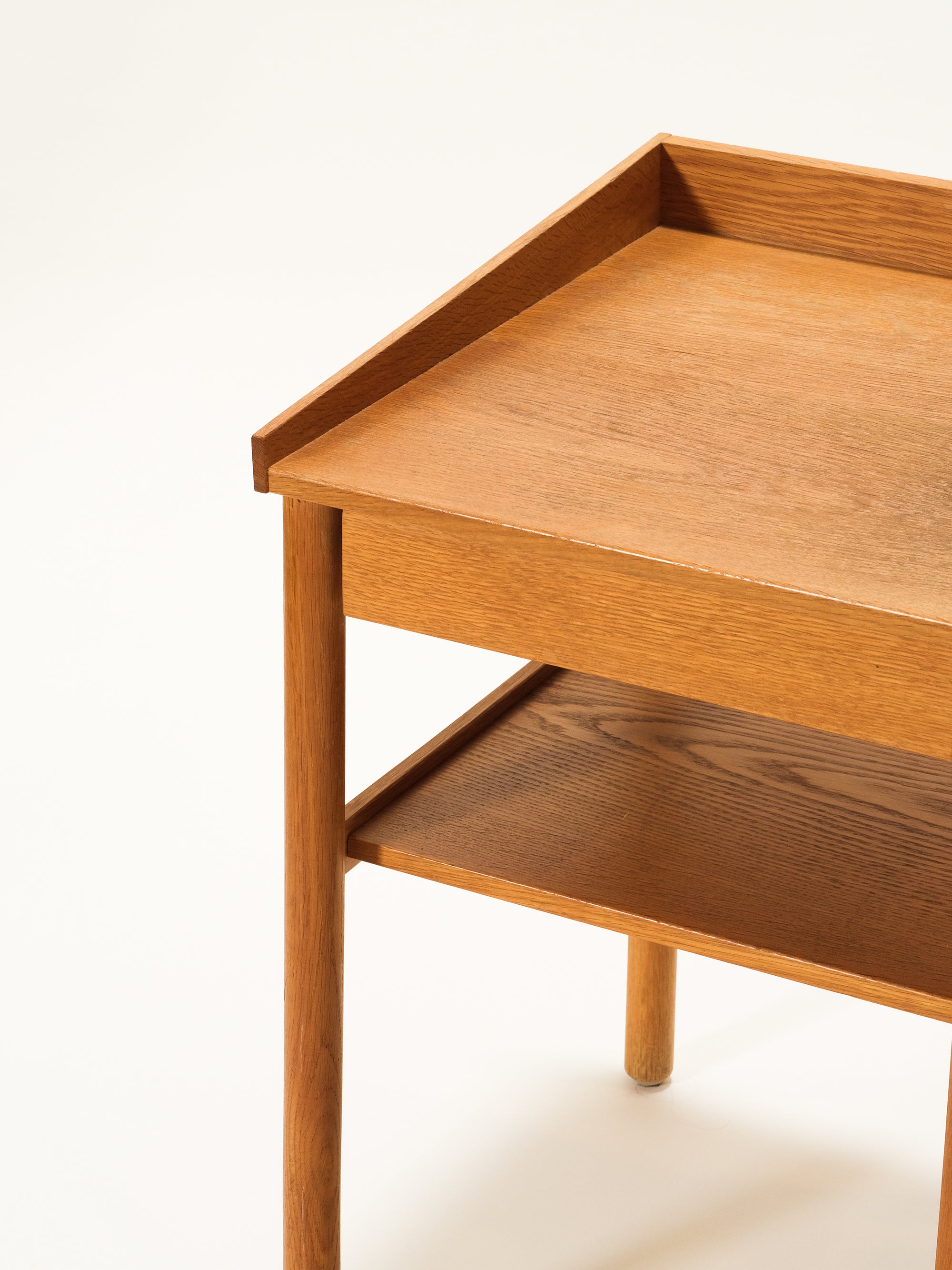 Scandinavian Mid-Century Oak Bedside Tables, 1960s, Set of 2