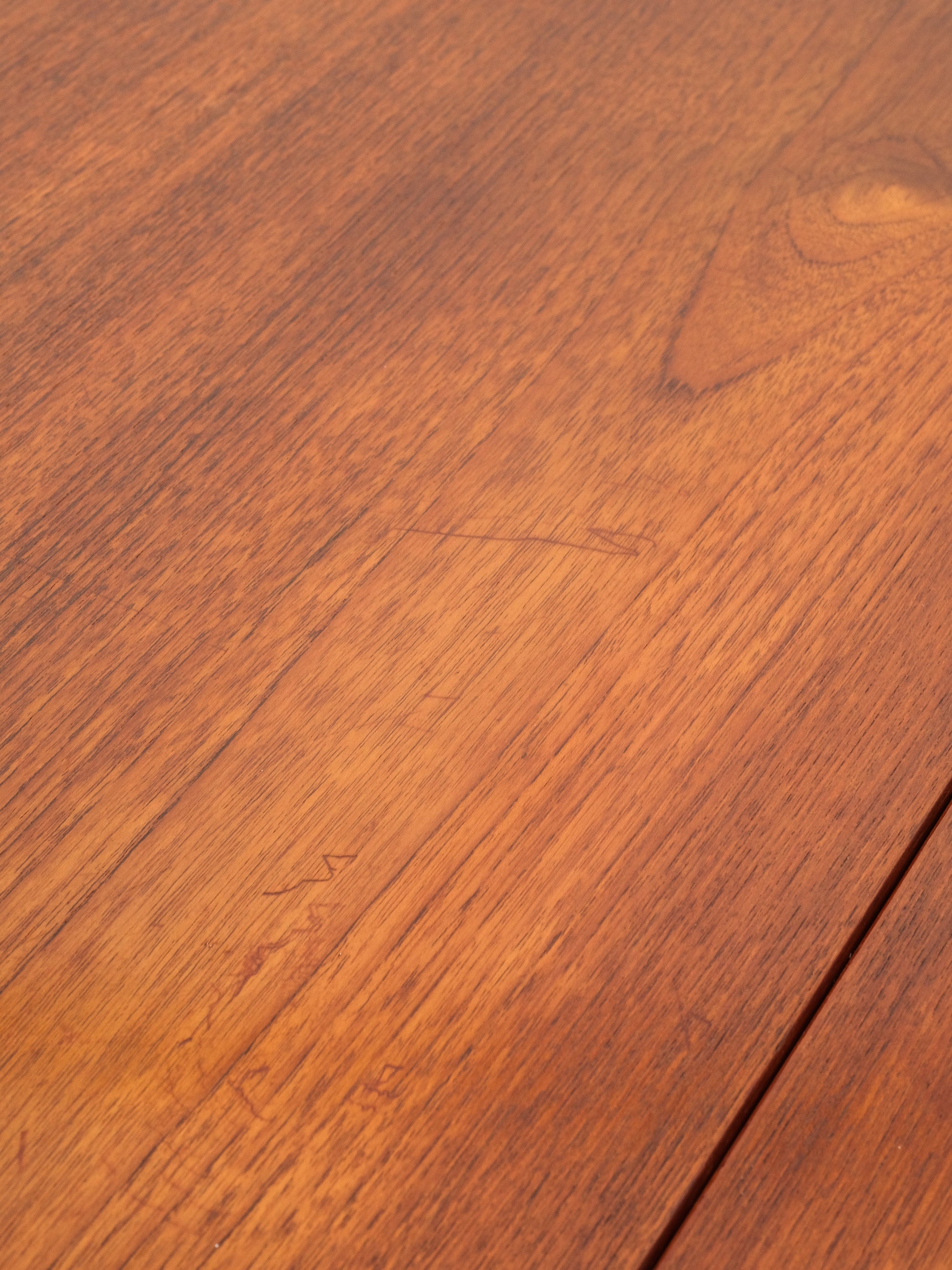 Round Teak &amp; Oak Extendable Dining Table, Sweden, 1960s