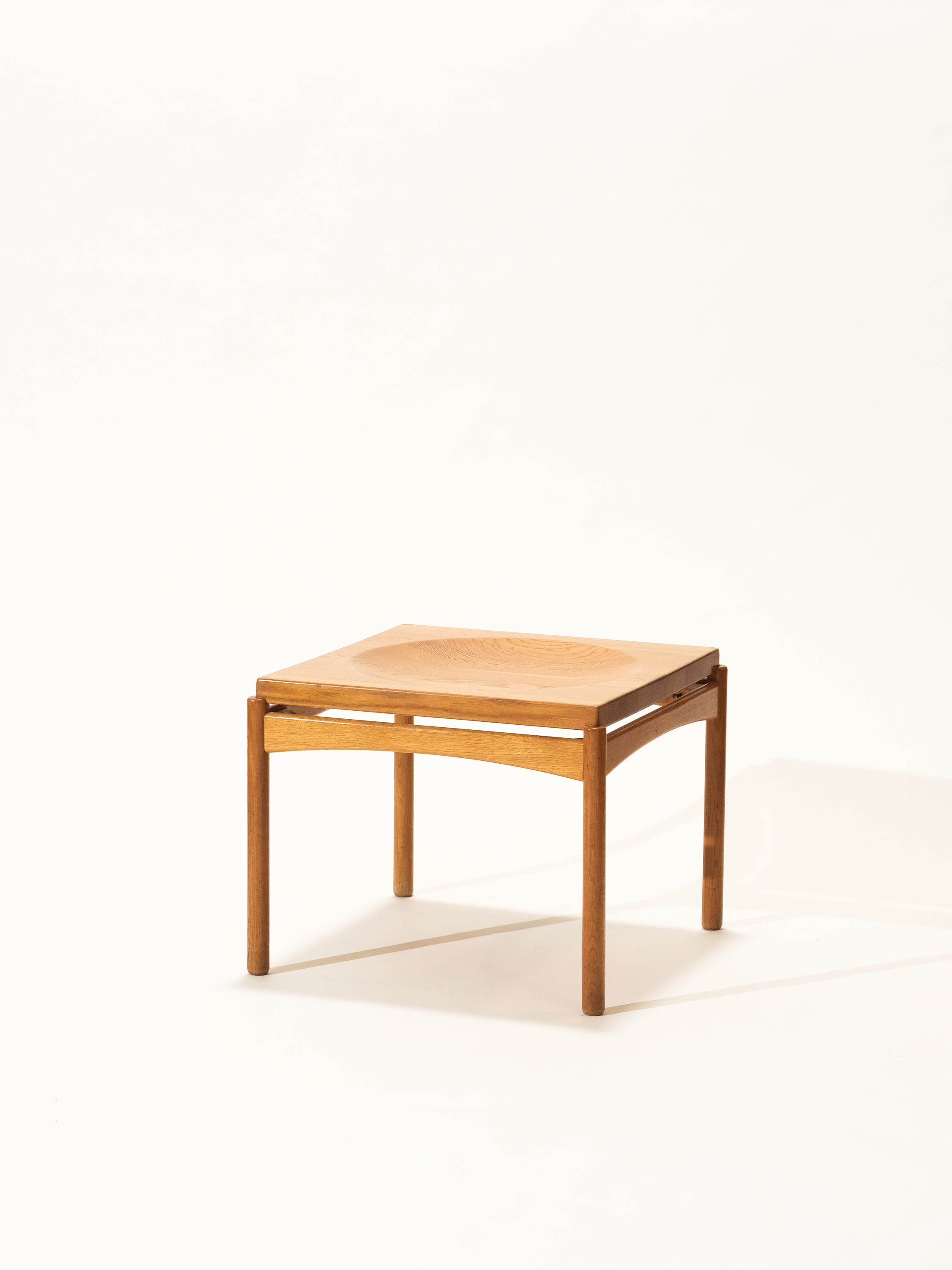 Solid Oak Coffee/Tray Table by Gunnar Myrstrand for Källemo, Sweden, 1960s