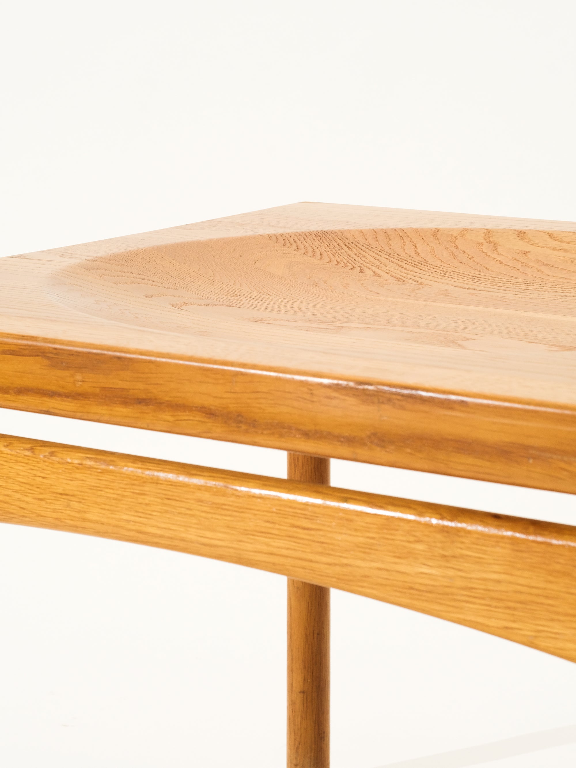 Solid Oak Coffee/Tray Table by Gunnar Myrstrand for Källemo, Sweden, 1960s