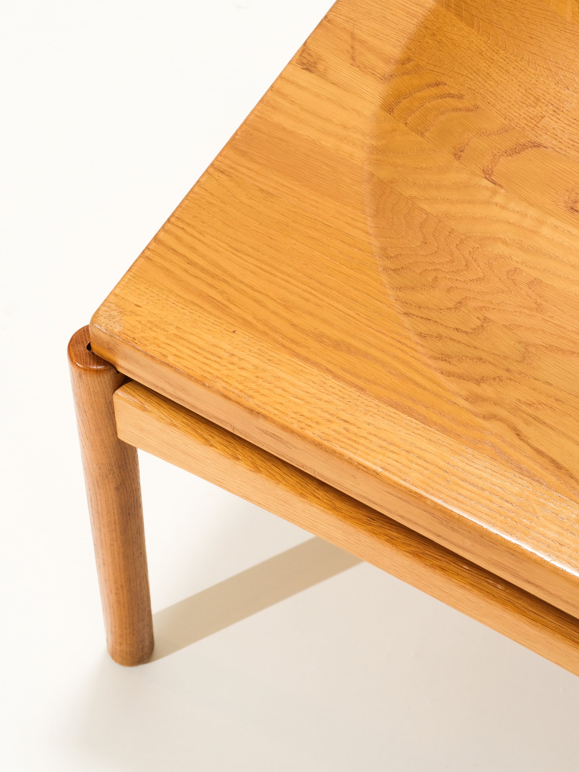 Solid Oak Coffee/Tray Table by Gunnar Myrstrand for Källemo, Sweden, 1960s