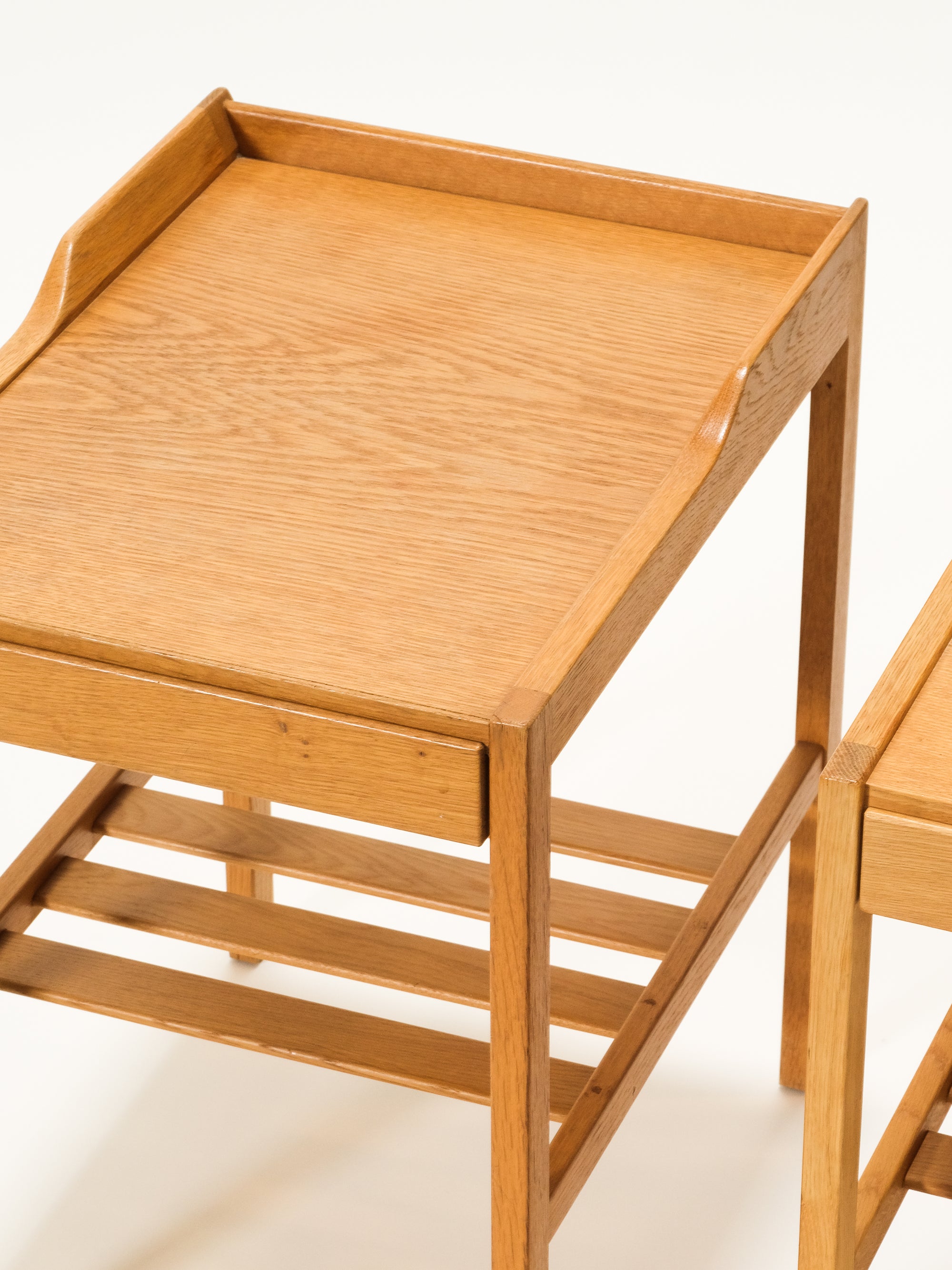 Oak Bedside Tables by Bertil Fridhagen for Bodafors, 1960s, Set of 2