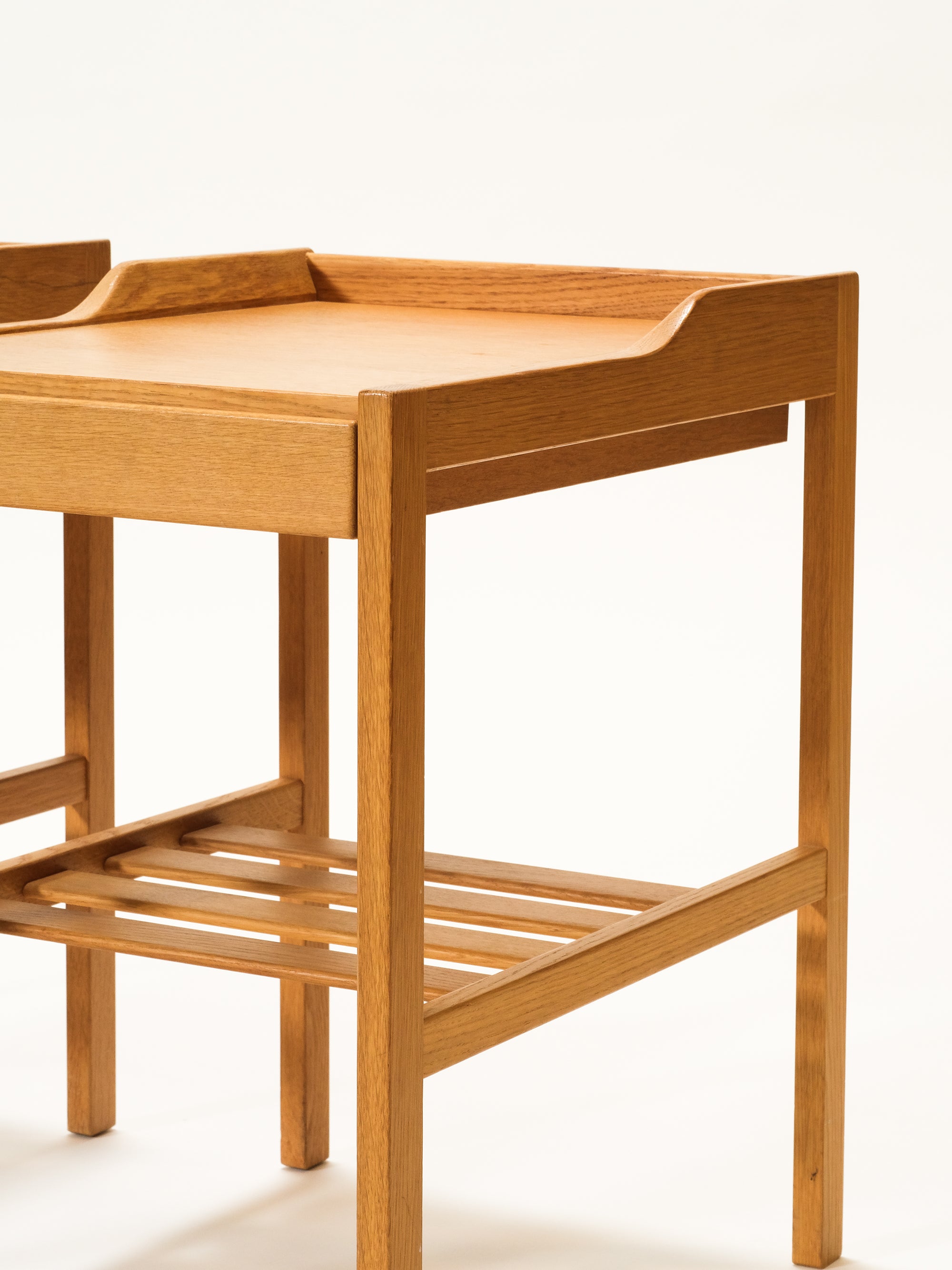 Oak Bedside Tables by Bertil Fridhagen for Bodafors, 1960s, Set of 2
