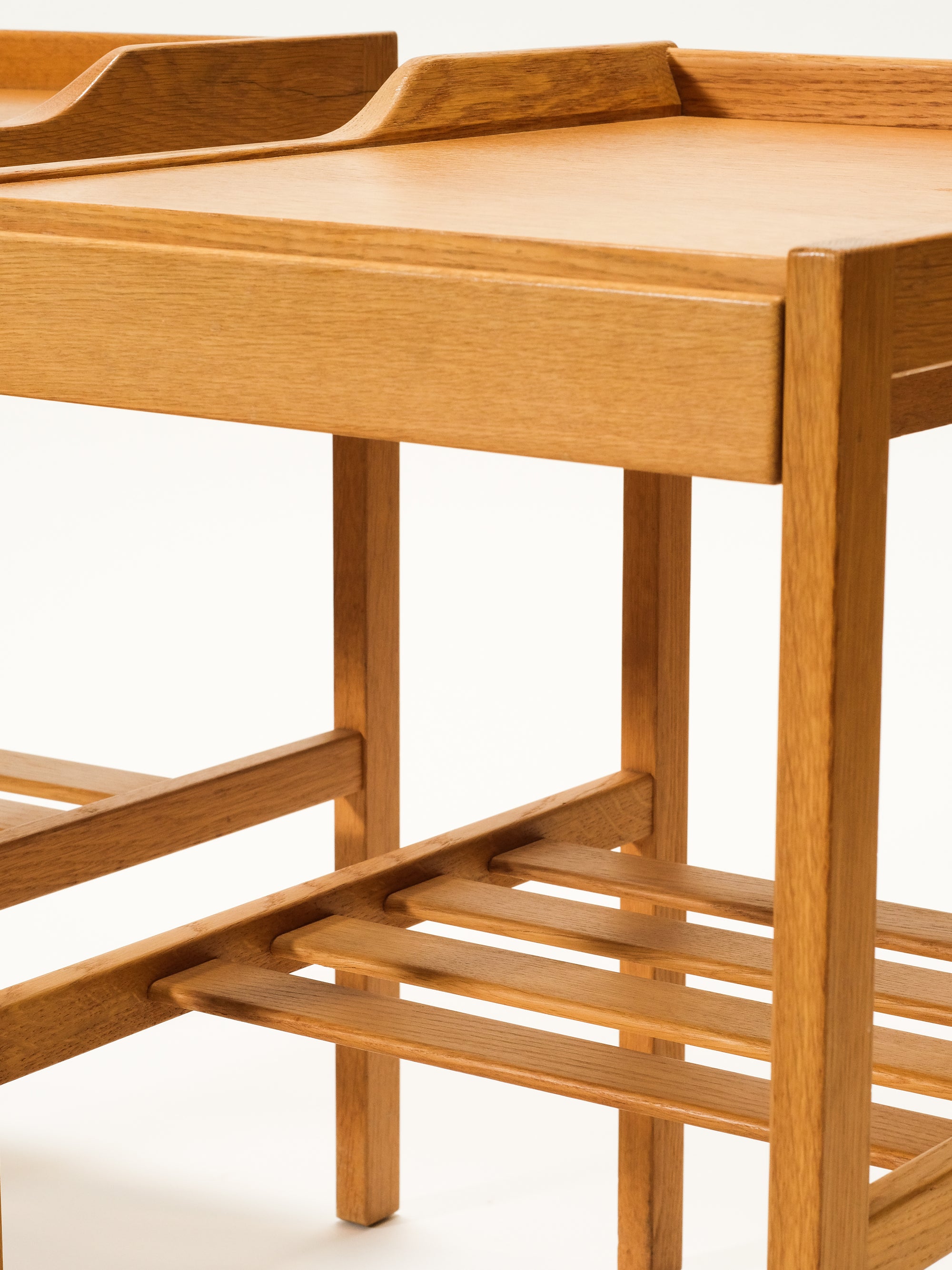 Oak Bedside Tables by Bertil Fridhagen for Bodafors, 1960s, Set of 2