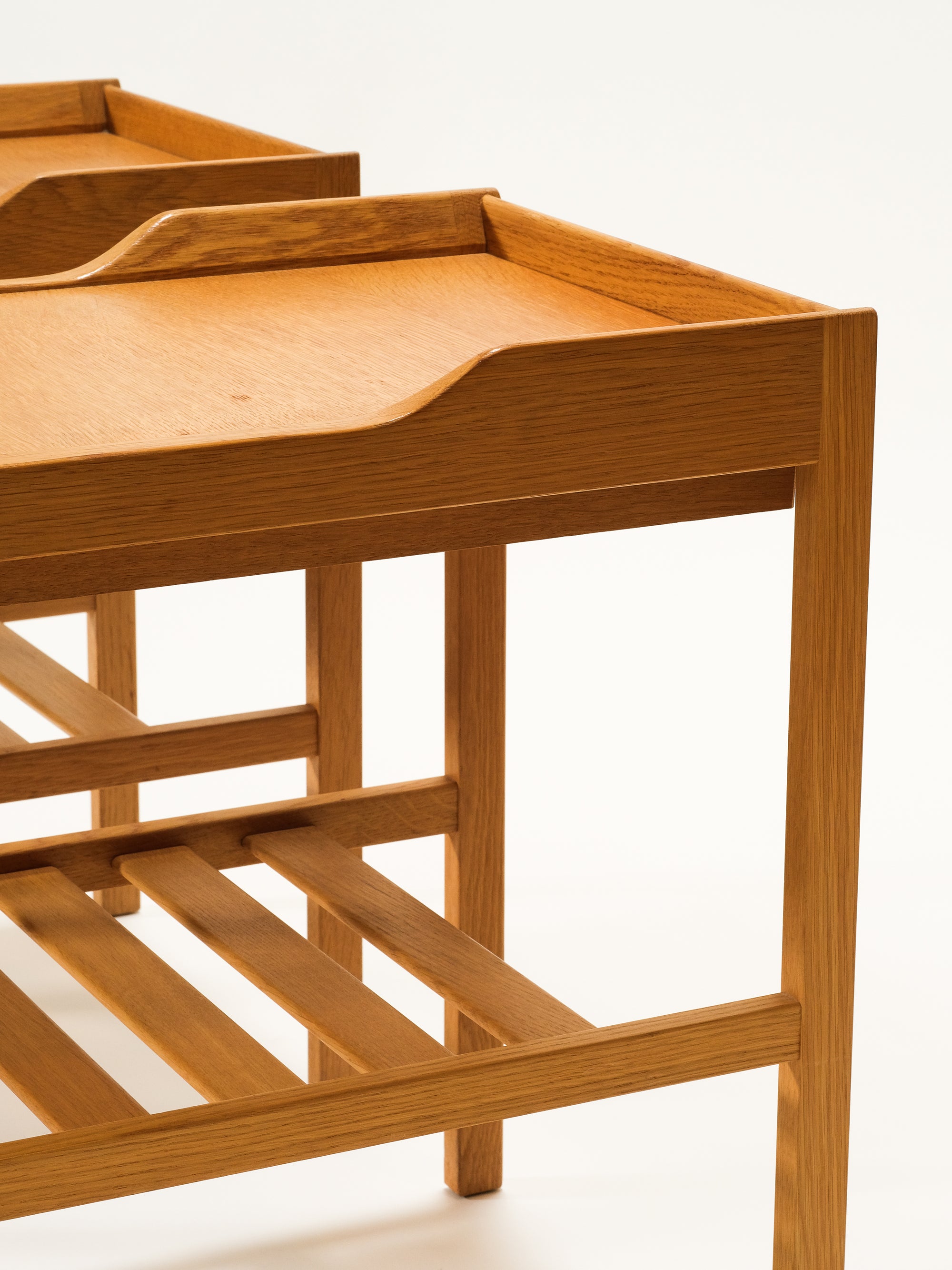 Oak Bedside Tables by Bertil Fridhagen for Bodafors, 1960s, Set of 2