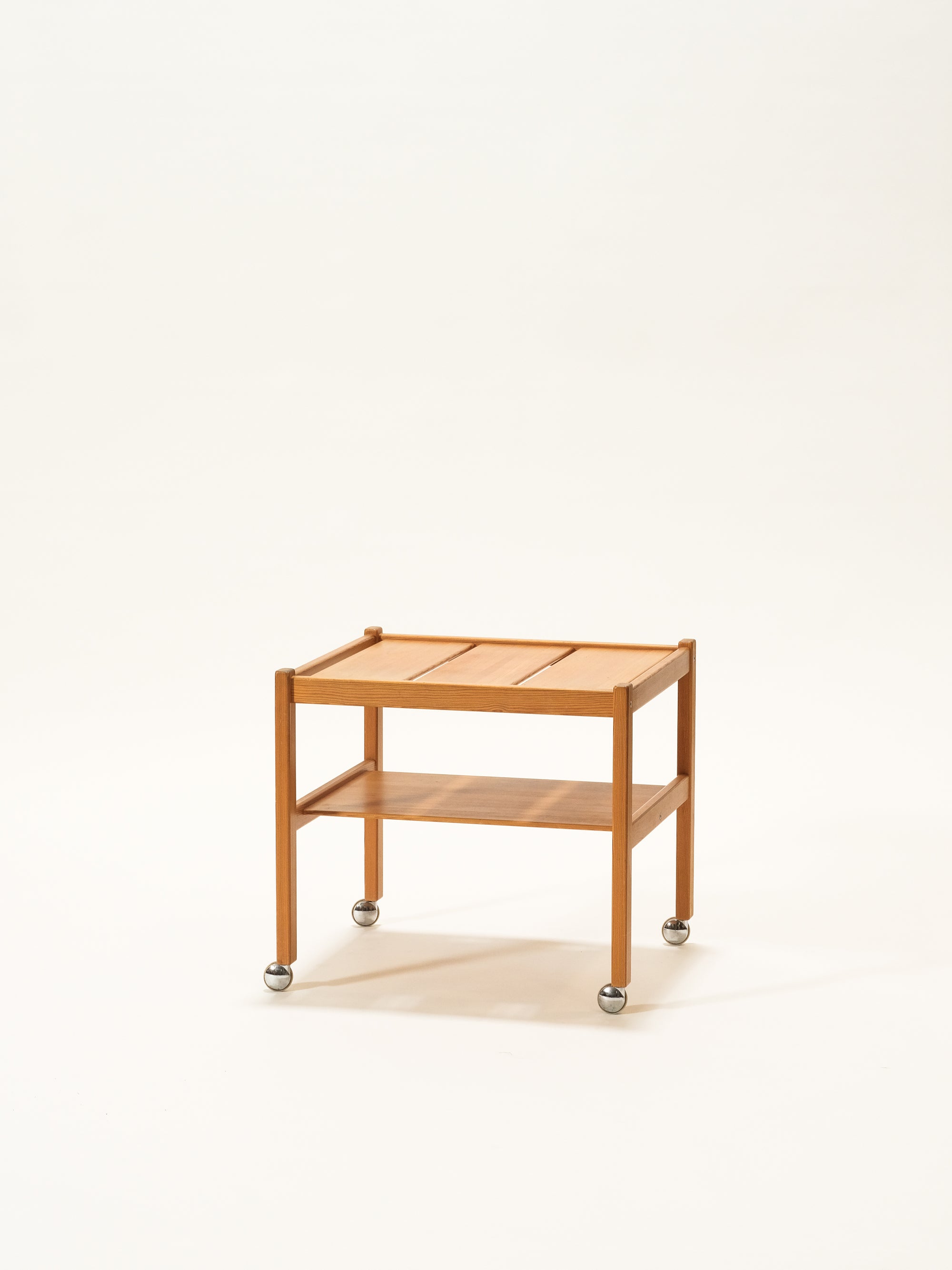 Pine Cart by Yngve Ekström for Swedese, 1970s