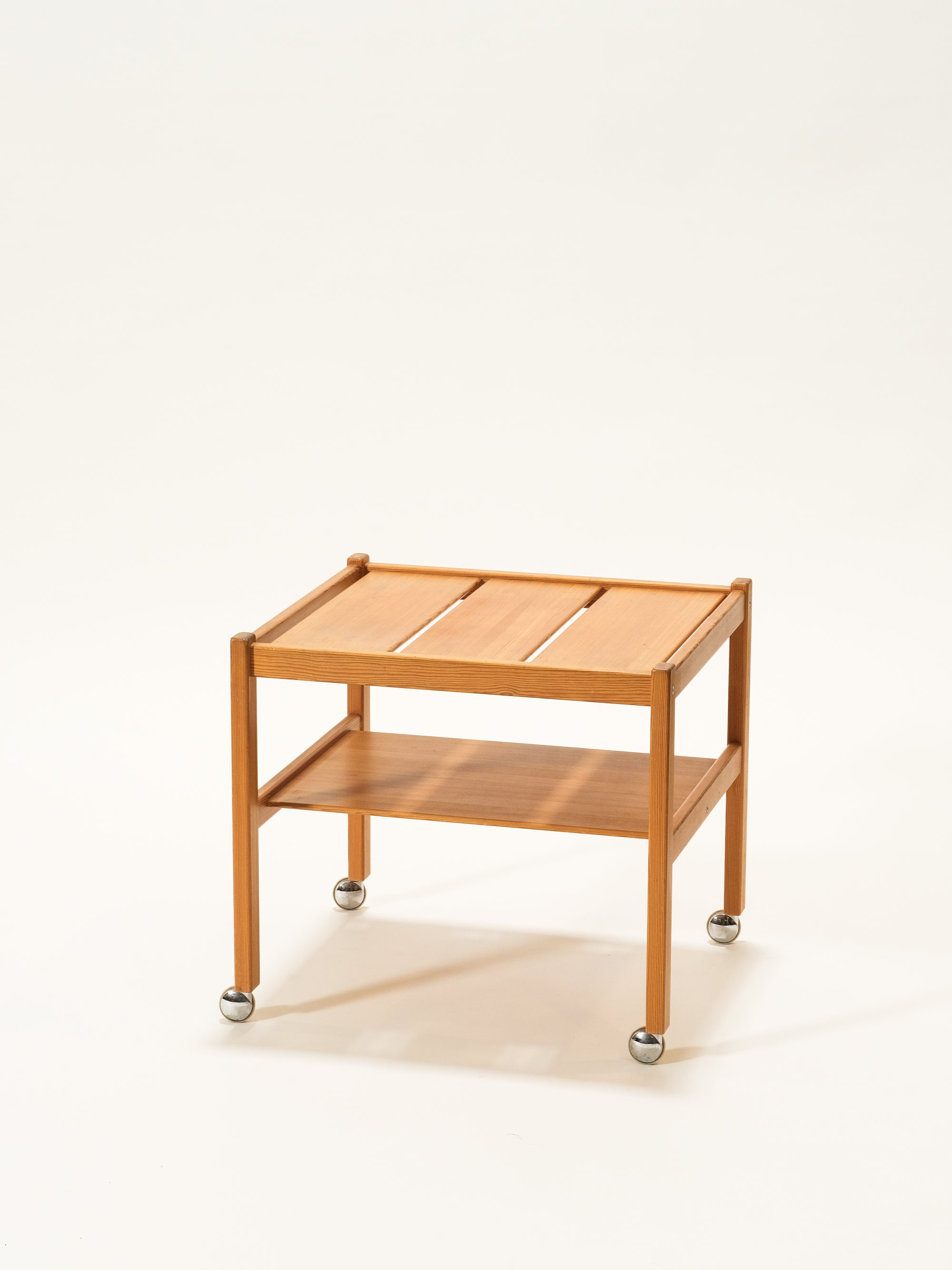 Pine Cart by Yngve Ekström for Swedese, 1970s