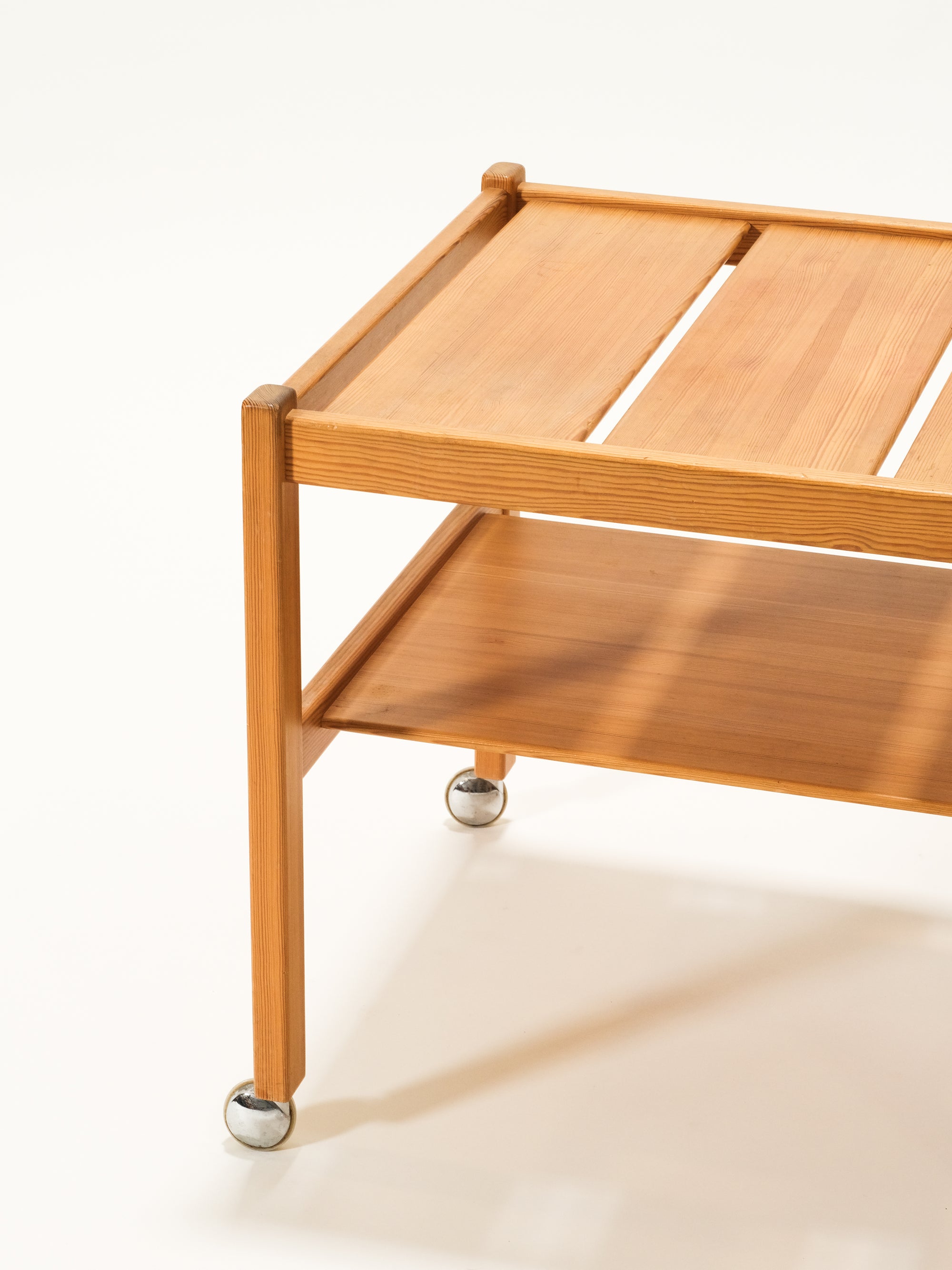 Pine Cart by Yngve Ekström for Swedese, 1970s
