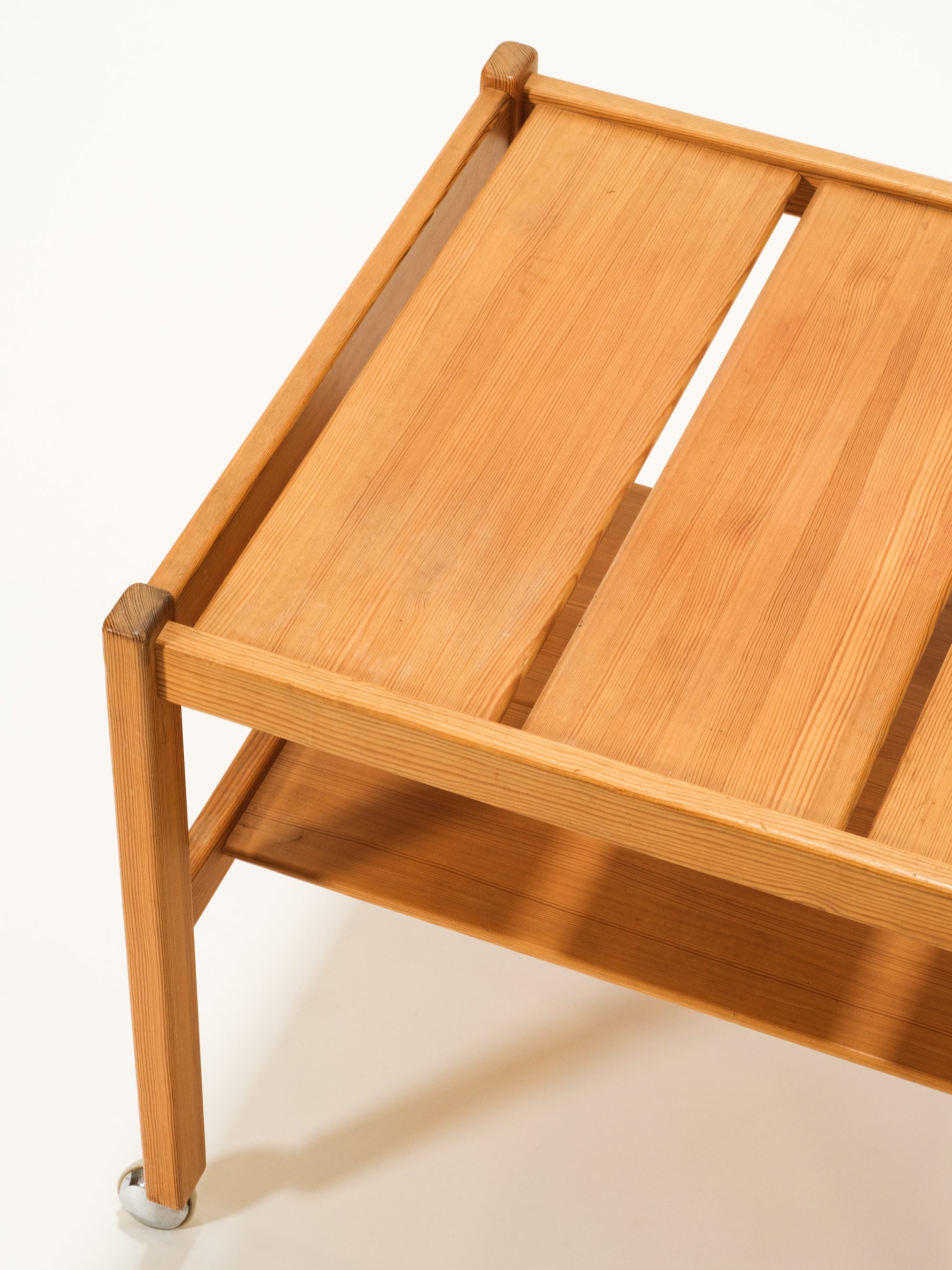 Pine Cart by Yngve Ekström for Swedese, 1970s