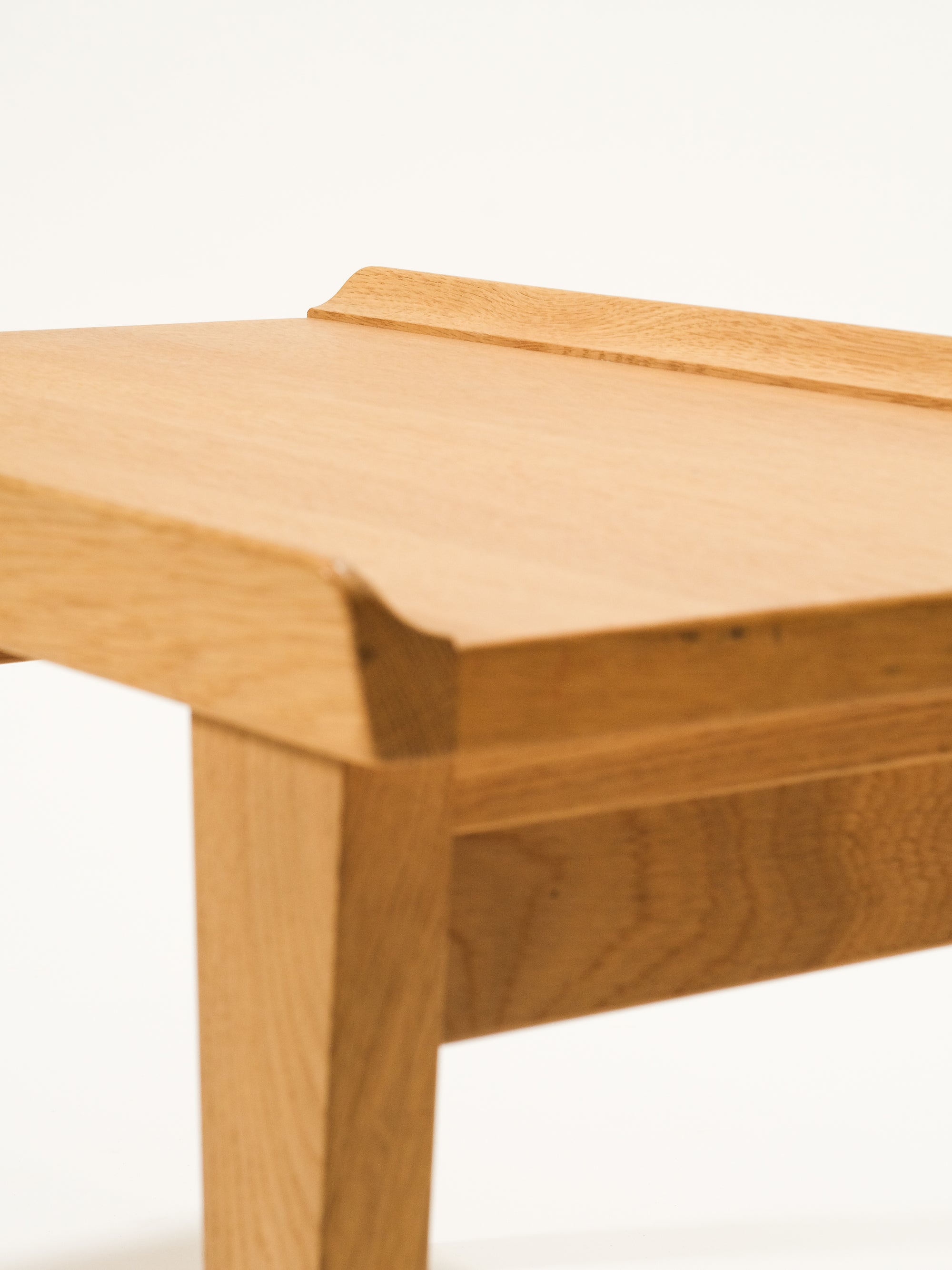 Small Mid-Century Oak Side Table