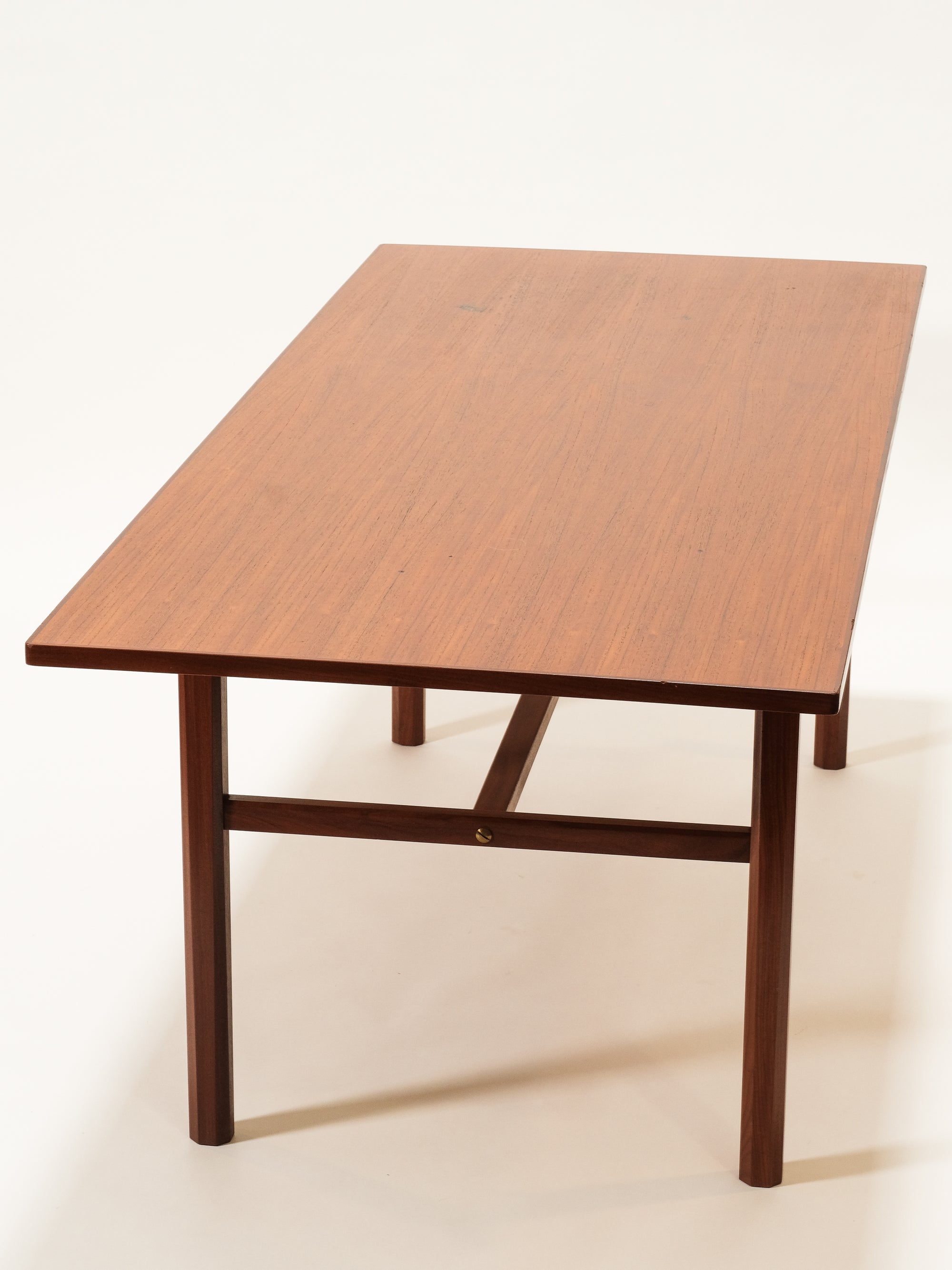Large Mid-Century Modern Teak Dining Table