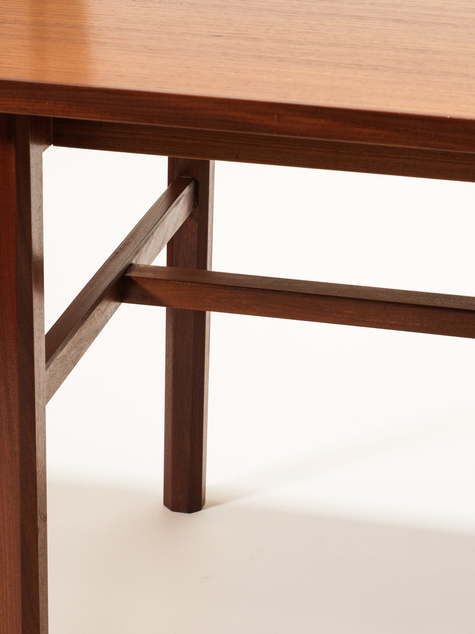 Large Mid-Century Modern Teak Dining Table
