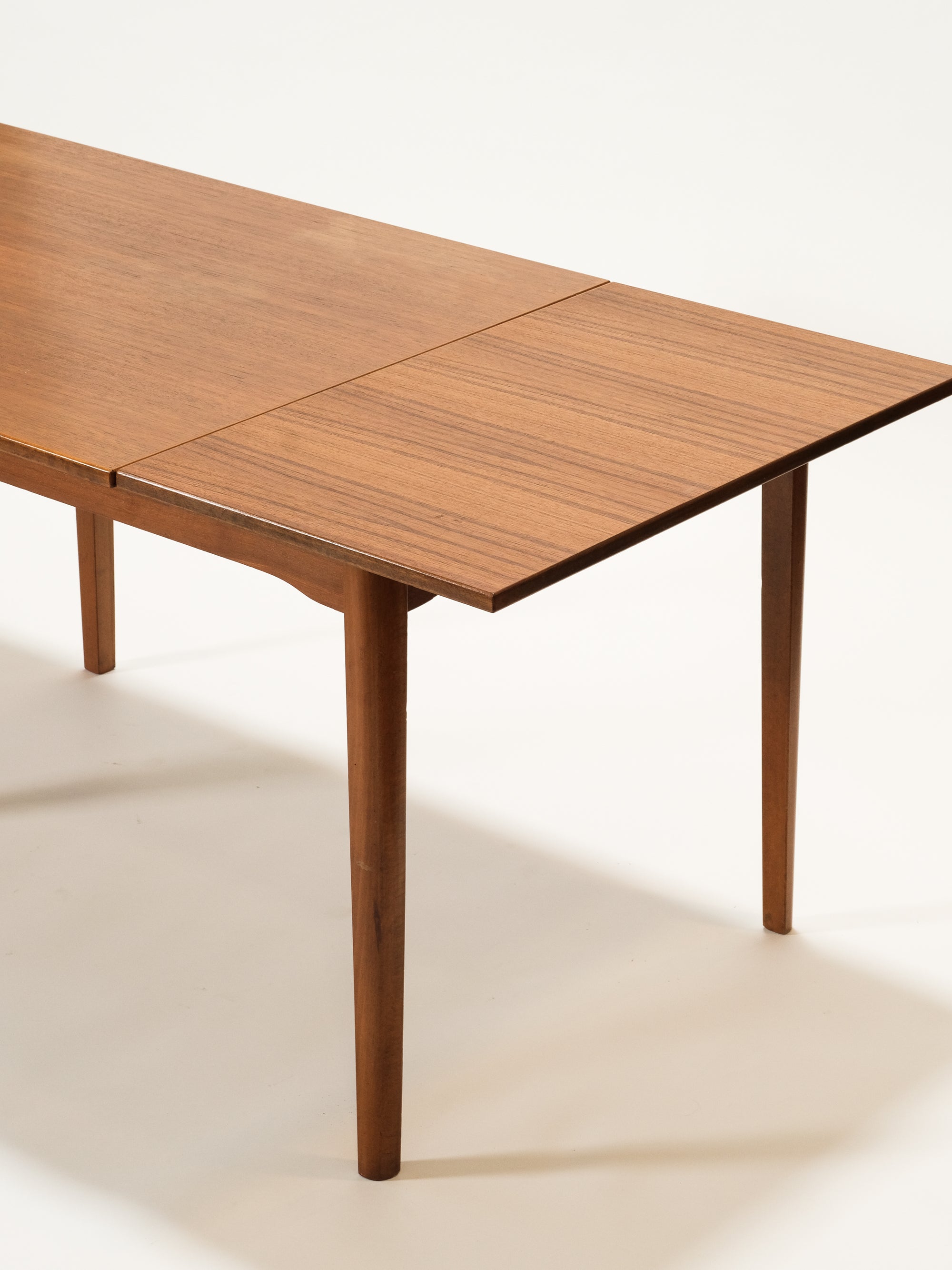 Scandinavian Teak Extendable Dining Table, 1960s