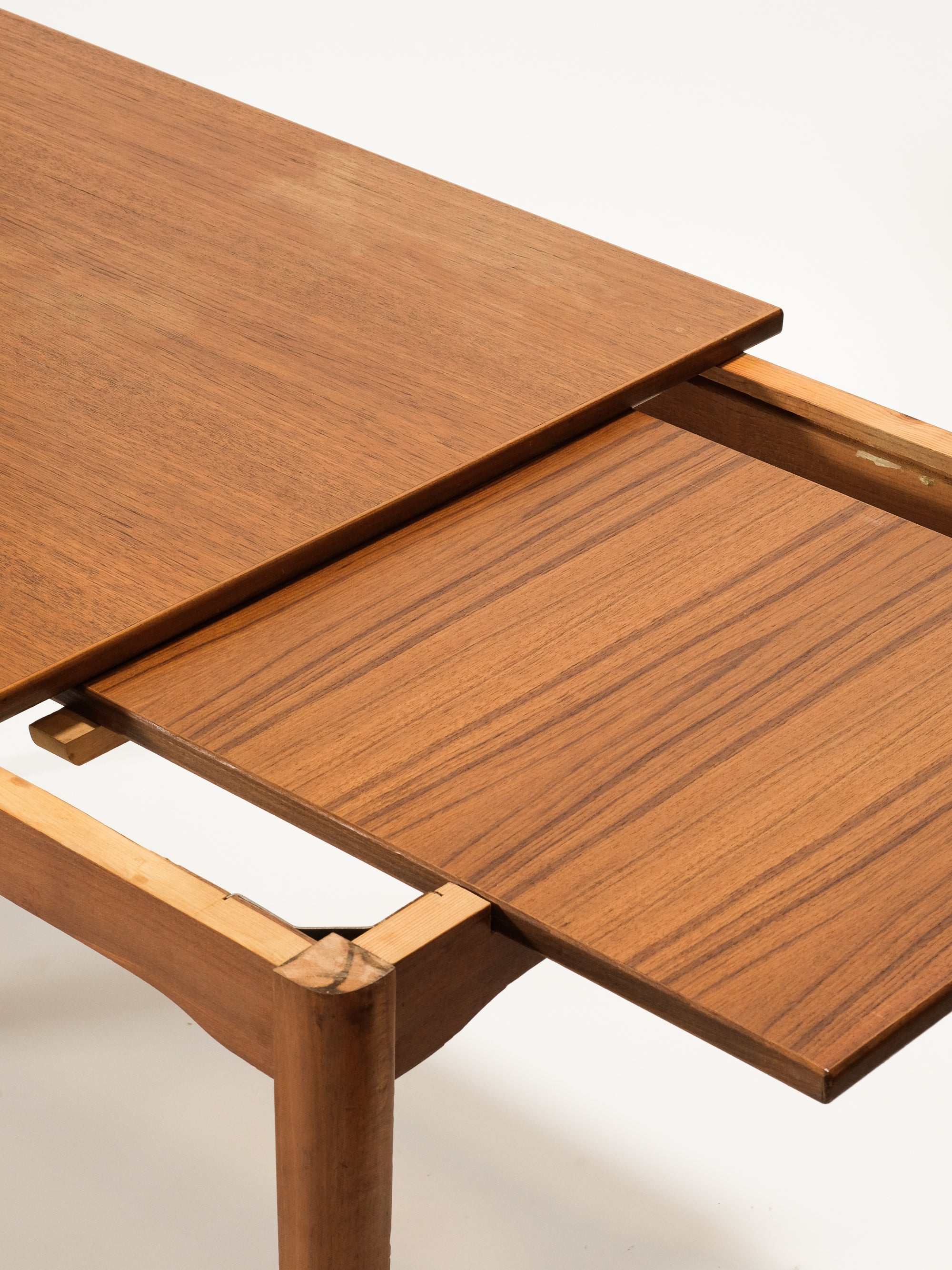 Scandinavian Teak Extendable Dining Table, 1960s
