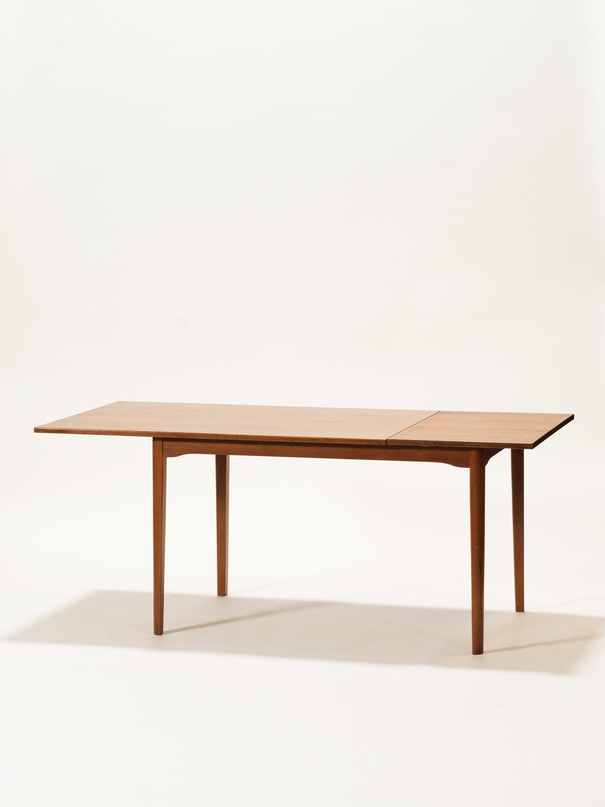 Scandinavian Teak Extendable Dining Table, 1960s