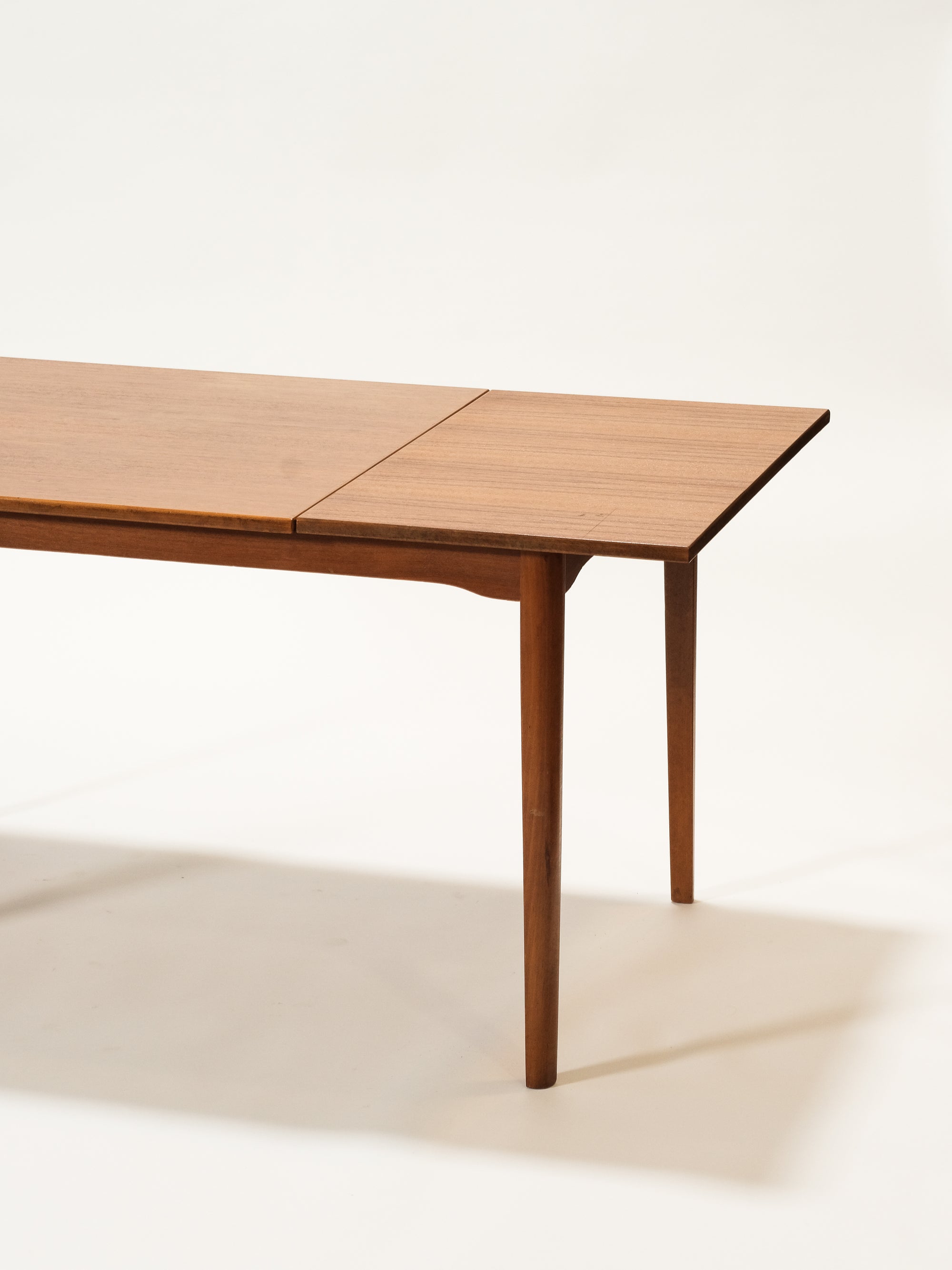 Scandinavian Teak Extendable Dining Table, 1960s