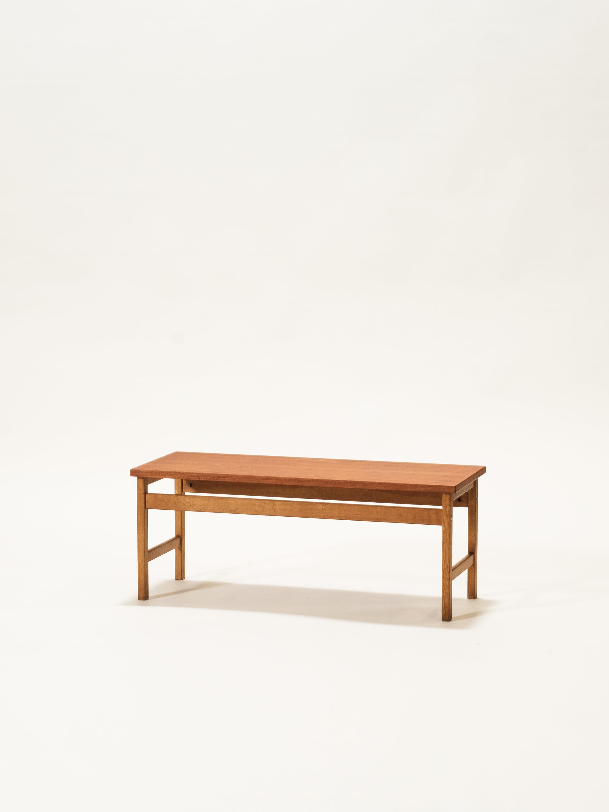 Scandinavian Mid-Century Teak &amp; Oak Coffee Table