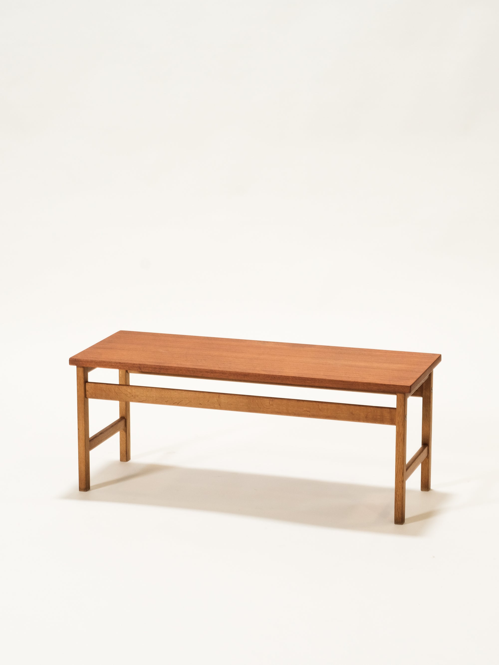 Scandinavian Mid-Century Teak &amp; Oak Coffee Table